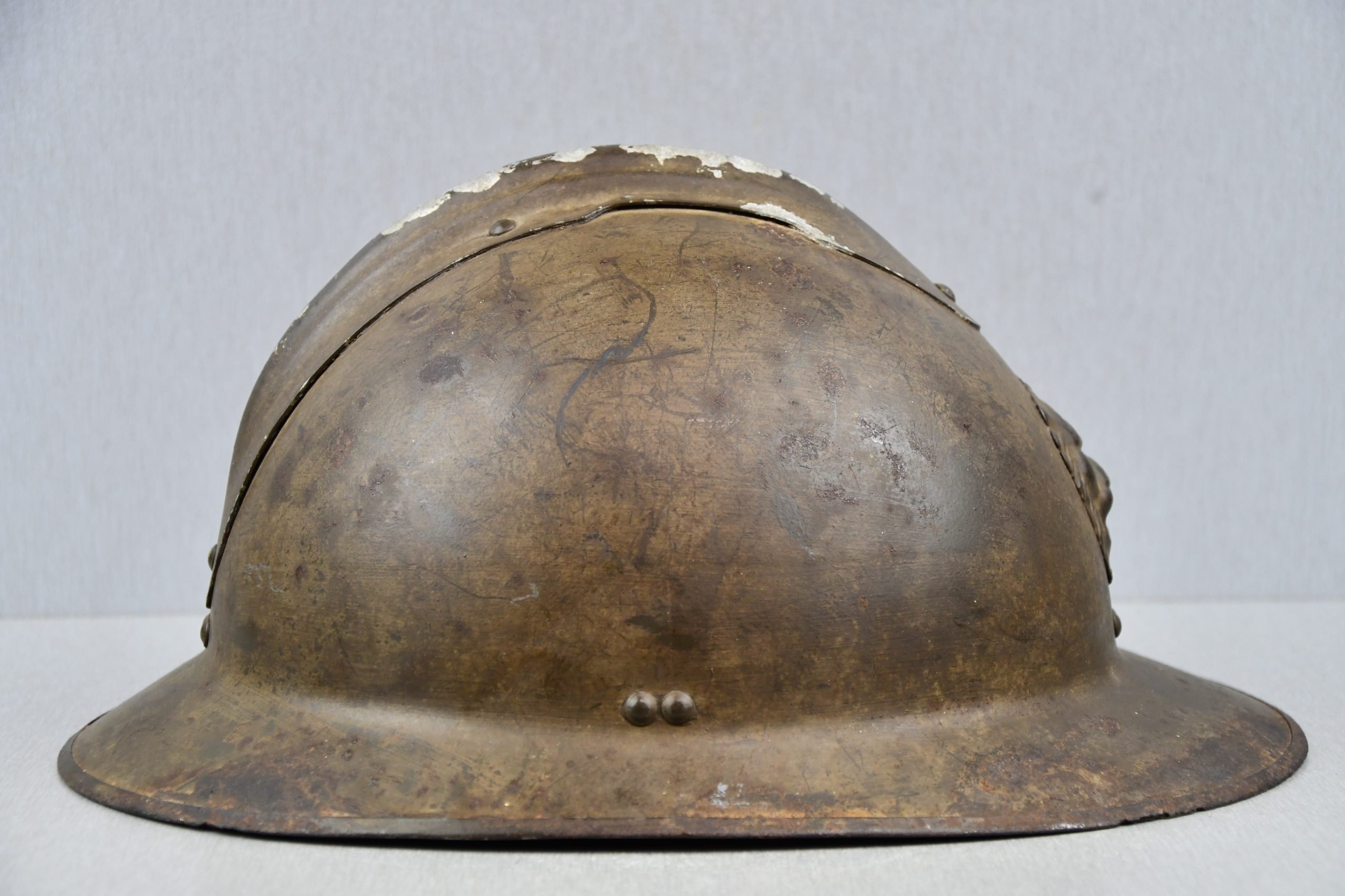 WW2 M1931 Belgian Adrian helmet by Lescaut big size 61 — image 6