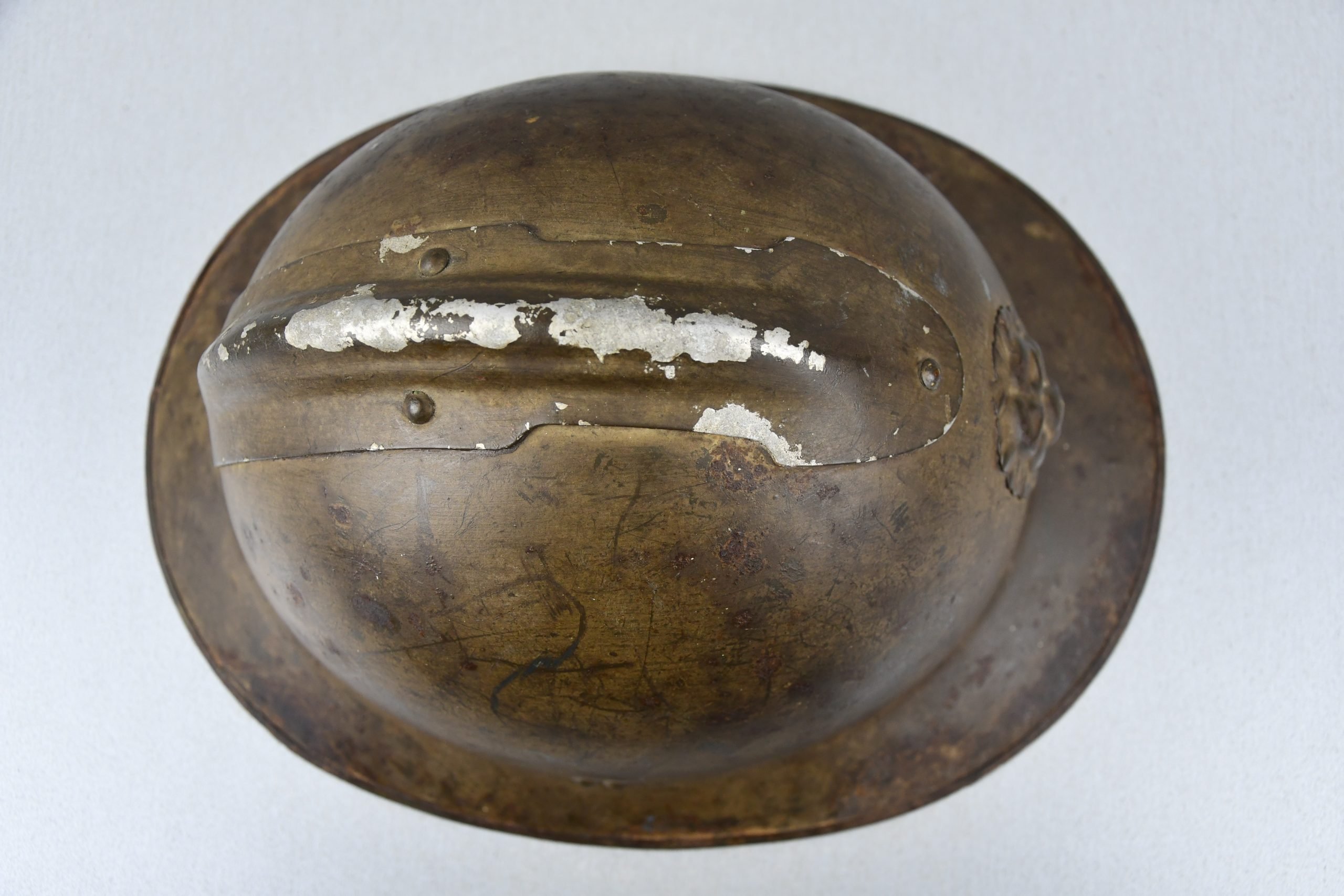 WW2 M1931 Belgian Adrian helmet by Lescaut big size 61 — image 7