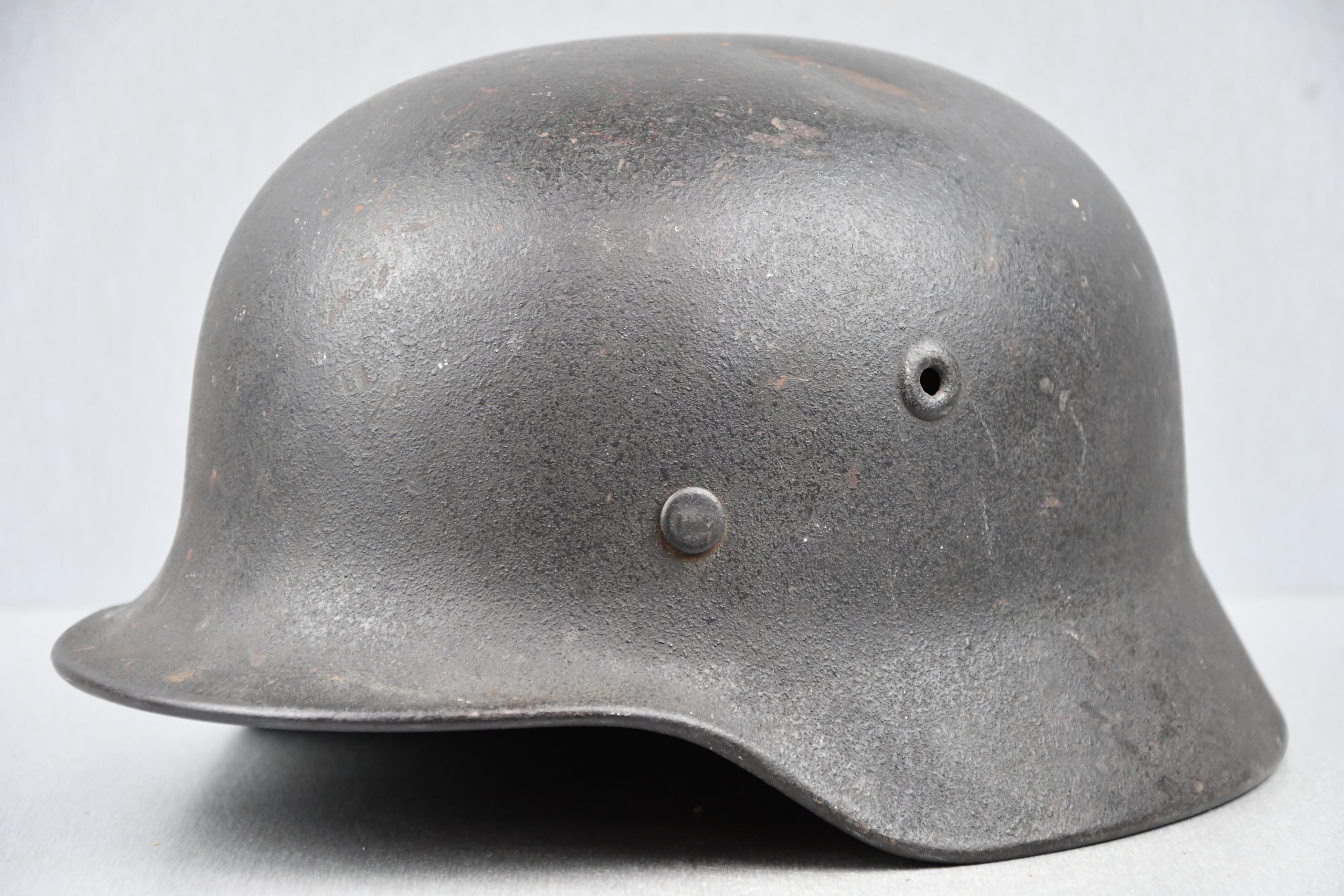 M40 Heer/Waffen-SS no decal steel helmet Q66 — image 5