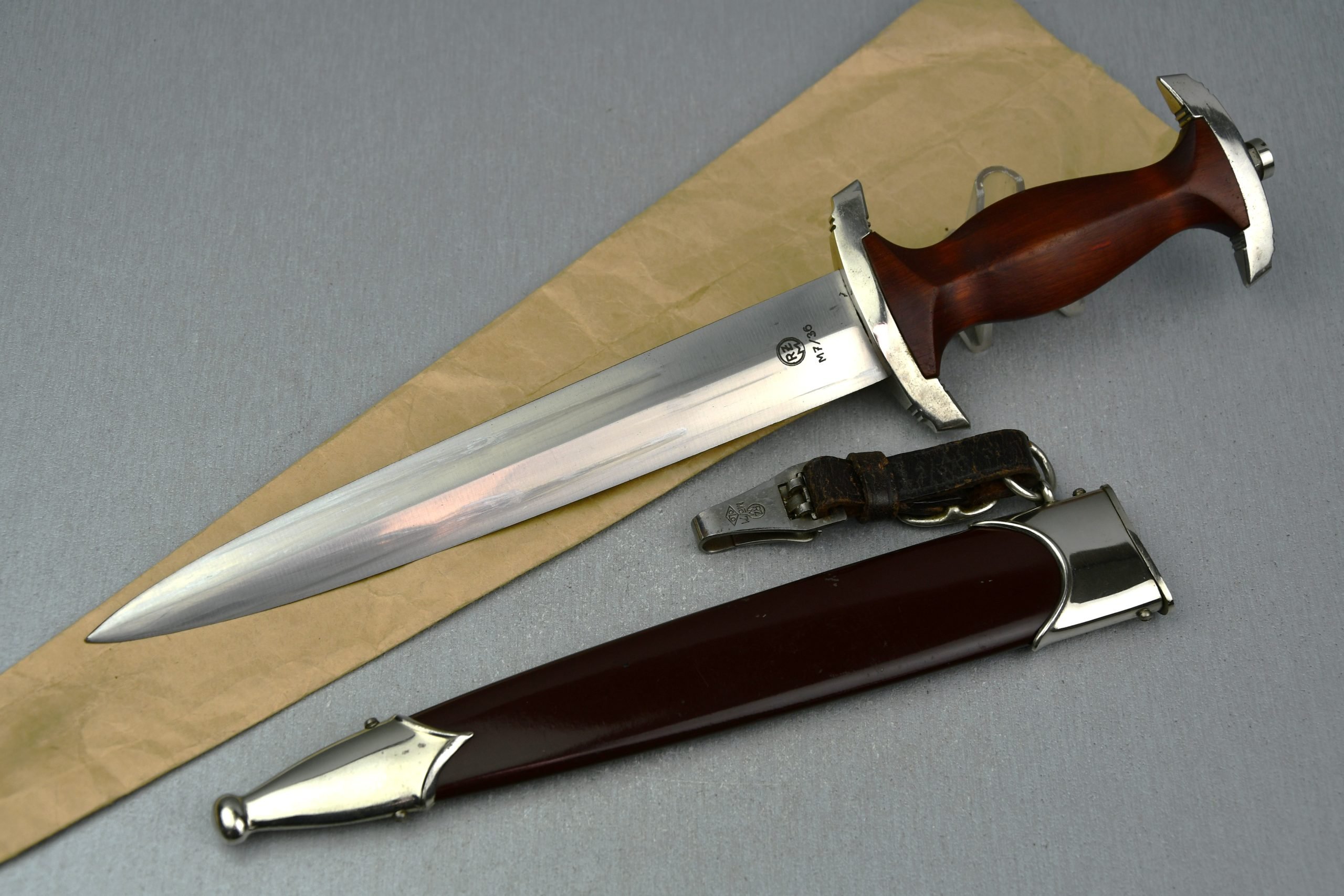 MINT M33 SA Sturmabteilung dagger by RZM M7/36 'E.F. Horster' — image 7