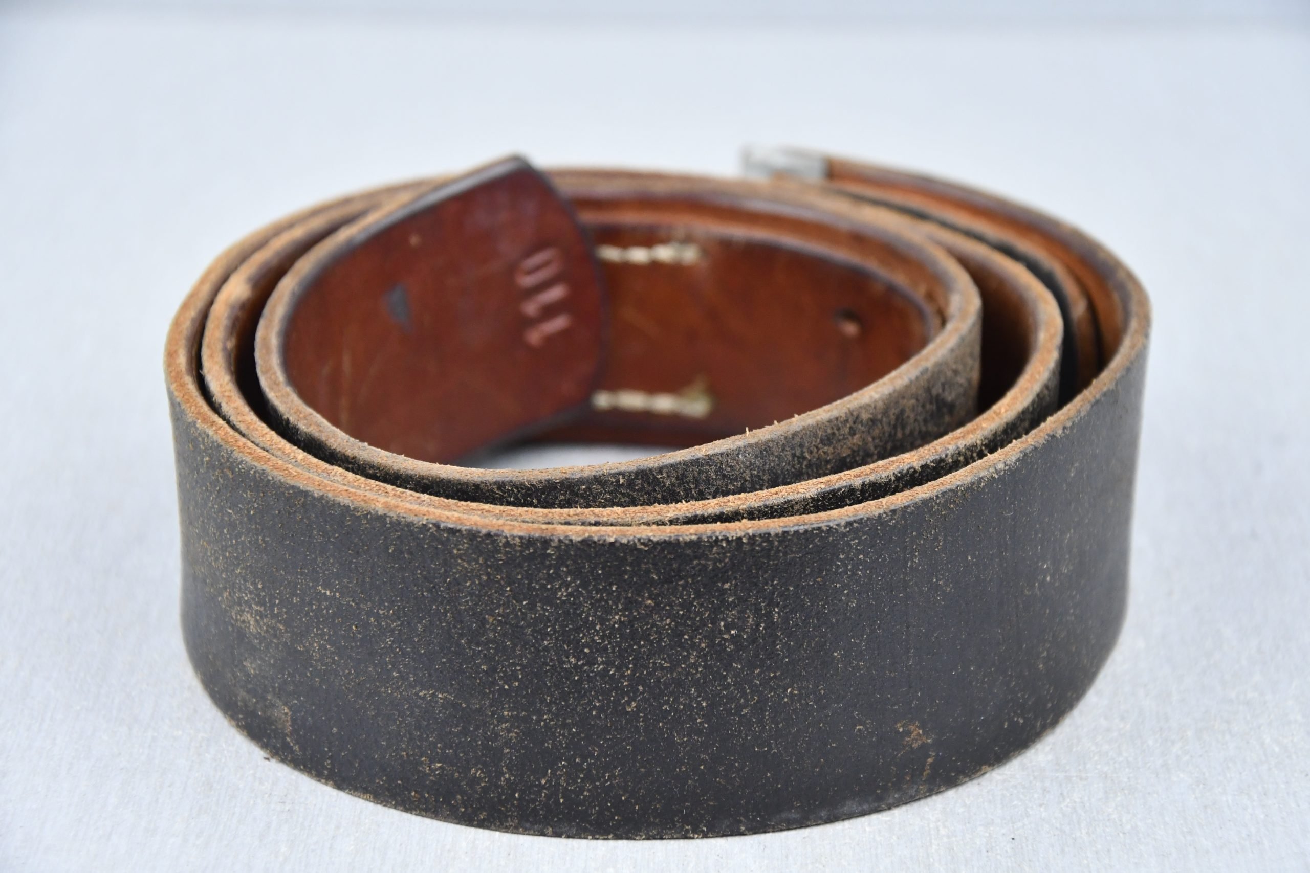 Wehrmacht/SS leather equipment belt ca.1941 — image 3