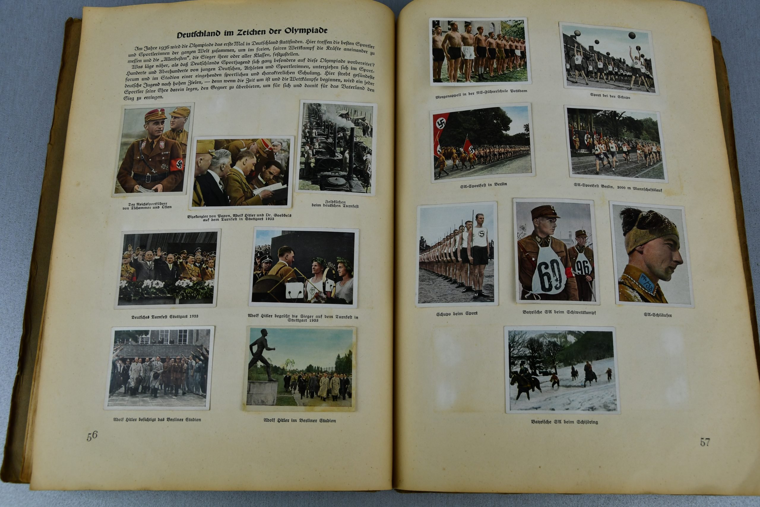 Nazi 1934 Cigarette Album 'Der Staat Der Arbeit und des Friedens – Ein Jahr Regierung fully complete — image 5