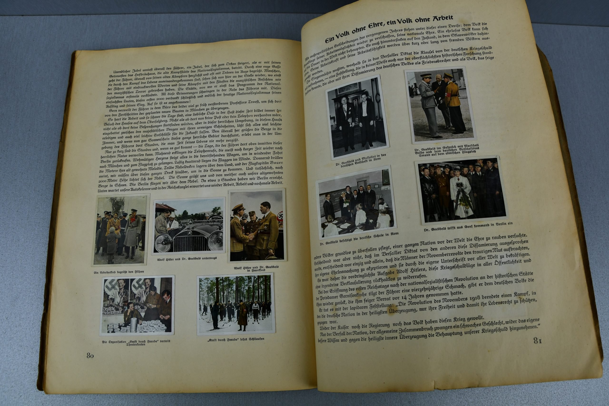 Nazi 1934 Cigarette Album 'Der Staat Der Arbeit und des Friedens – Ein Jahr Regierung fully complete — image 6