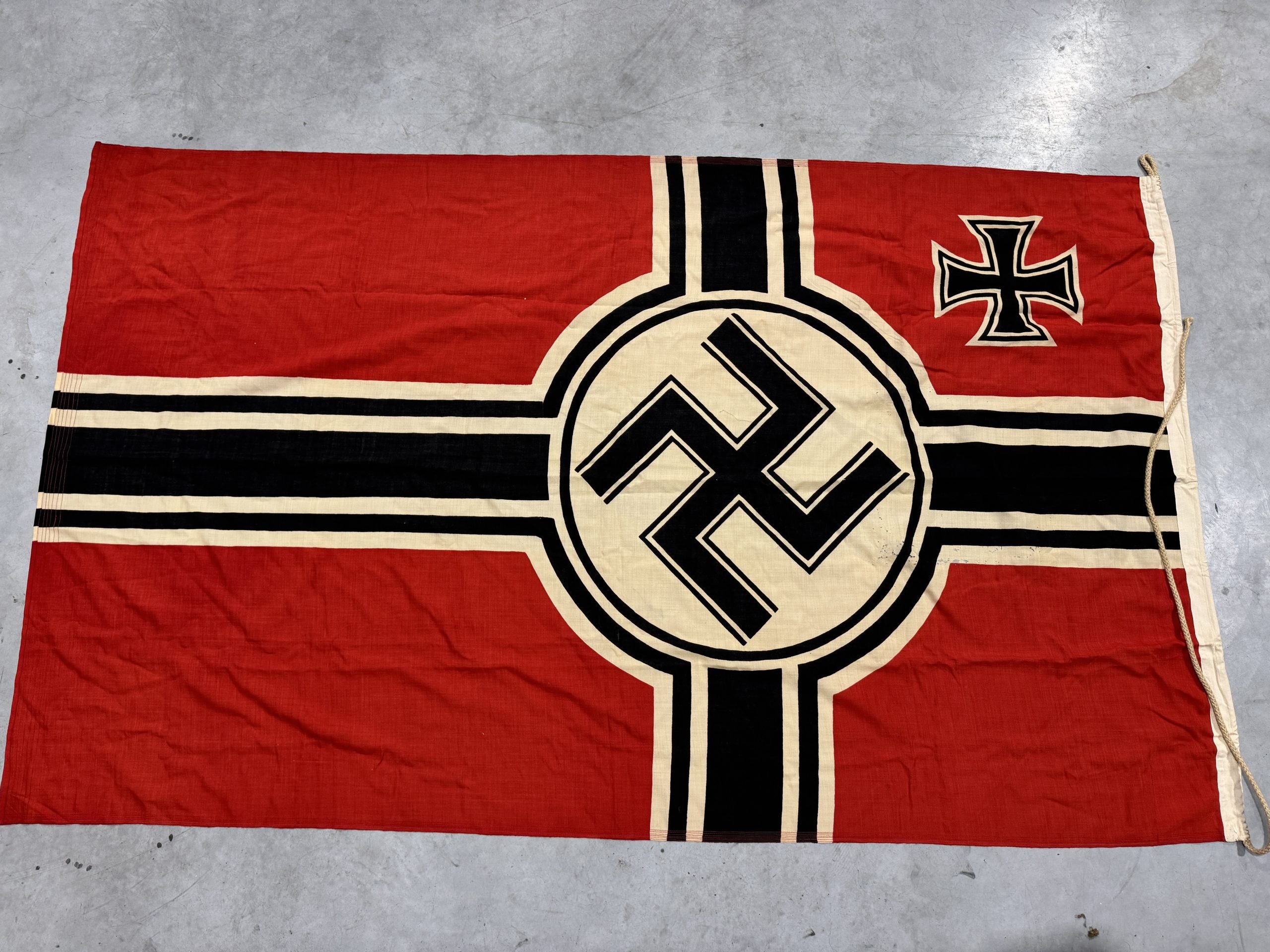 Navy (Kriegsmarine) battle flag 'Kriegsflagge' 150×250 by LOH — image 10