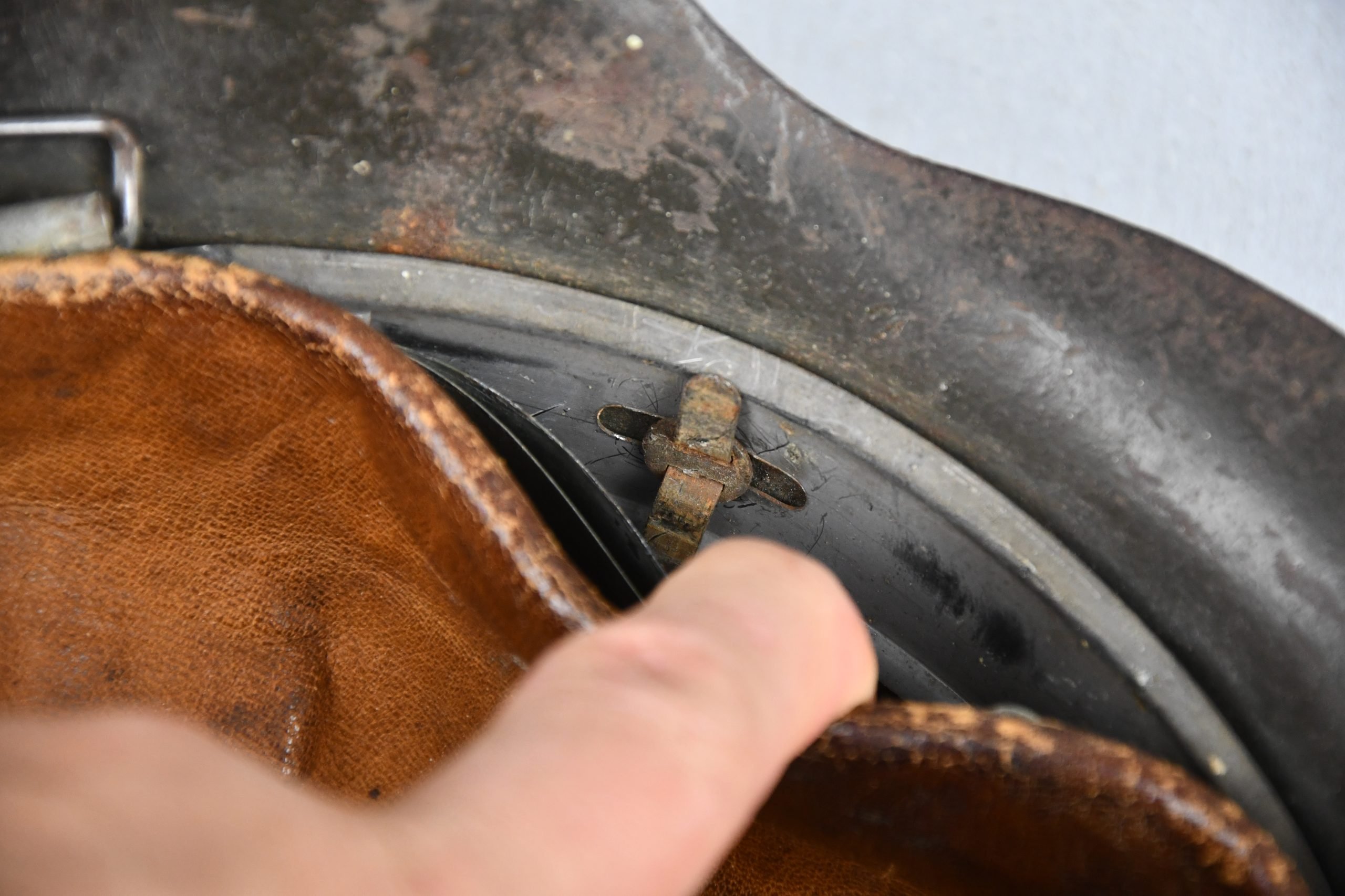 M42 Waffen-SS single decal steel helmet ckl64 — image 10