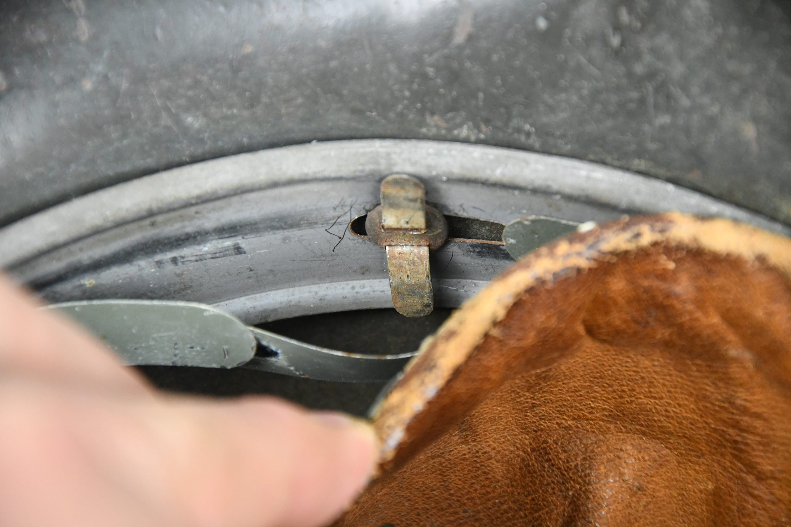 M42 Waffen-SS single decal steel helmet ckl64 — image 11