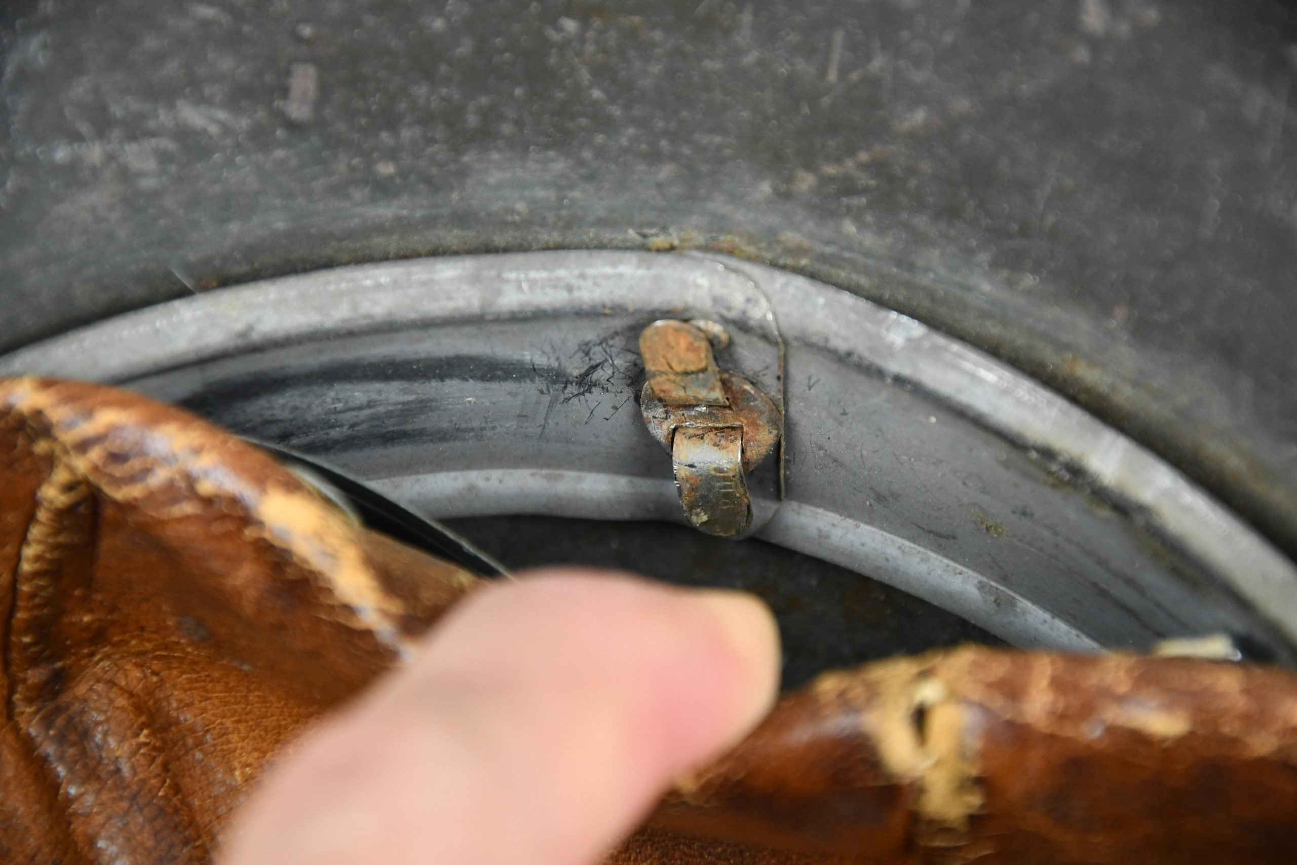 M42 Waffen-SS single decal steel helmet ckl64 — image 12