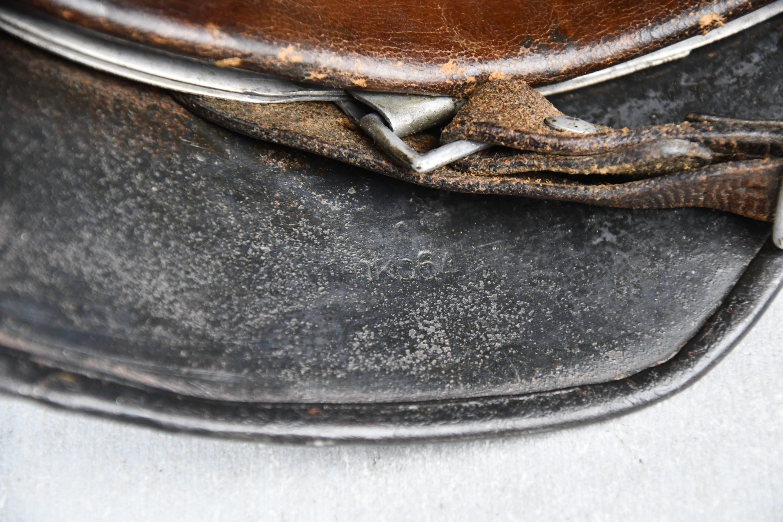 M40 Luftwaffe single decal steel helmet hkp64 — image 11