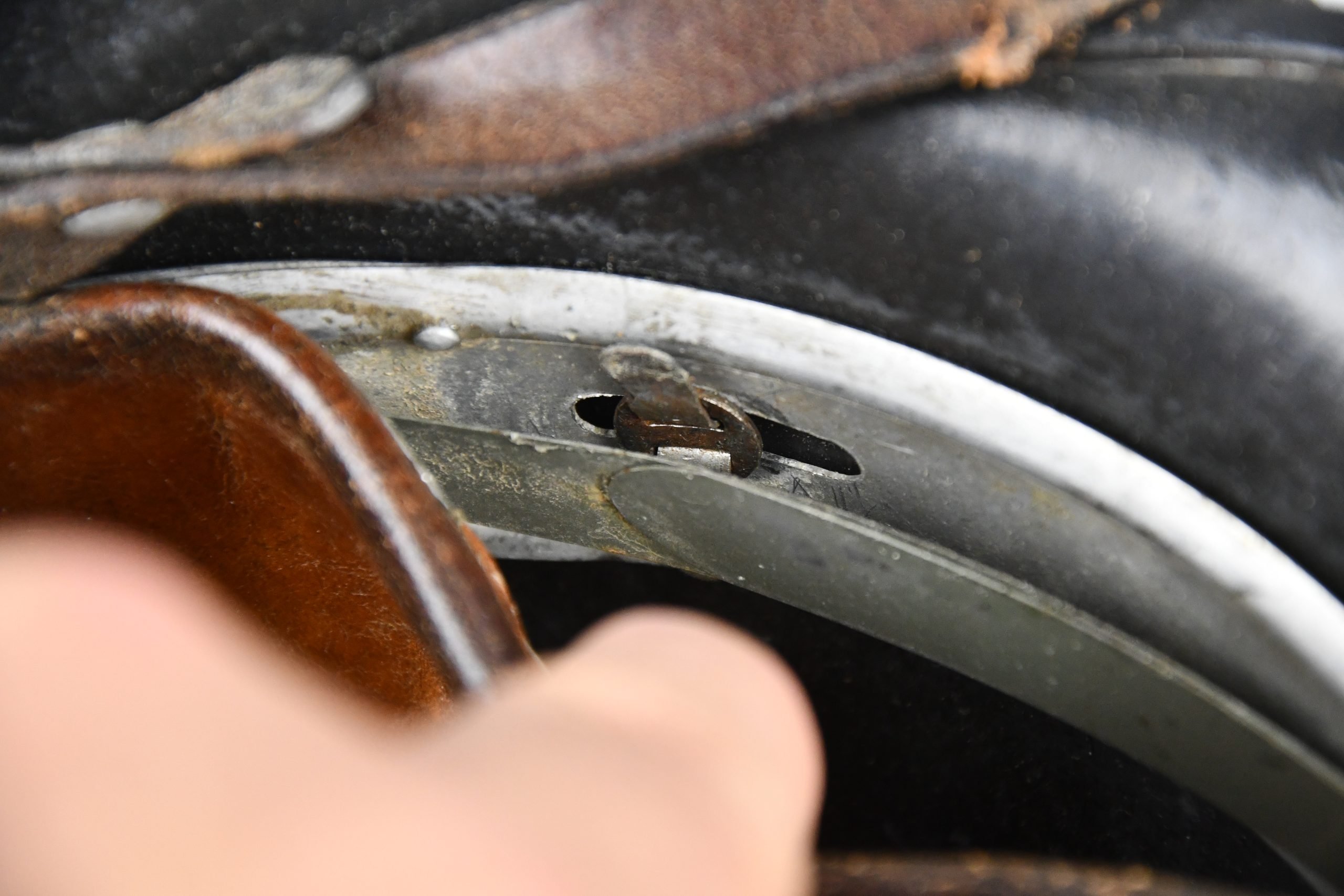 M40 Luftwaffe single decal steel helmet hkp64 — image 13