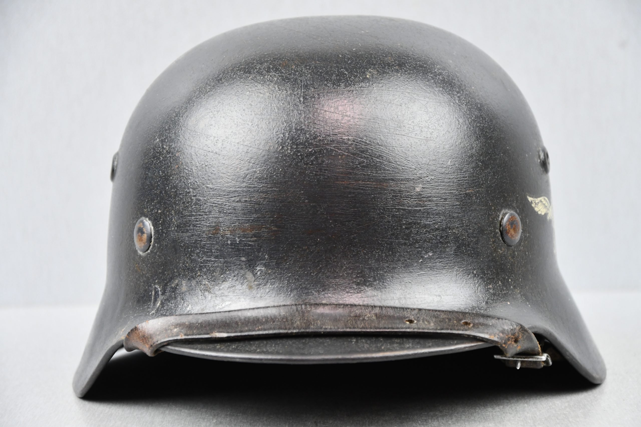 M40 Luftwaffe single decal steel helmet hkp64 — image 3