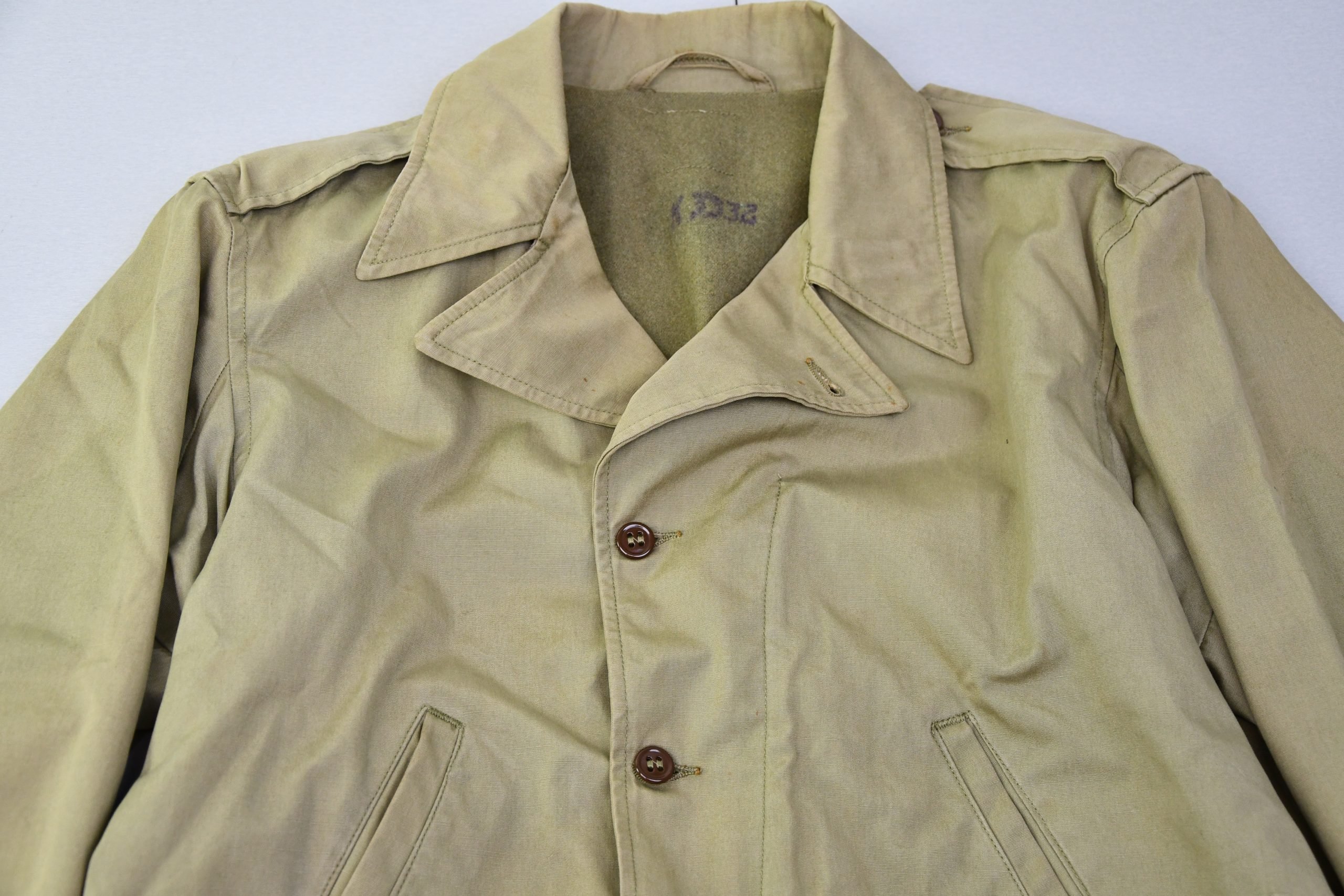 US WW2 M-1941 field jacket named Sergeant H. Kulpa — image 2