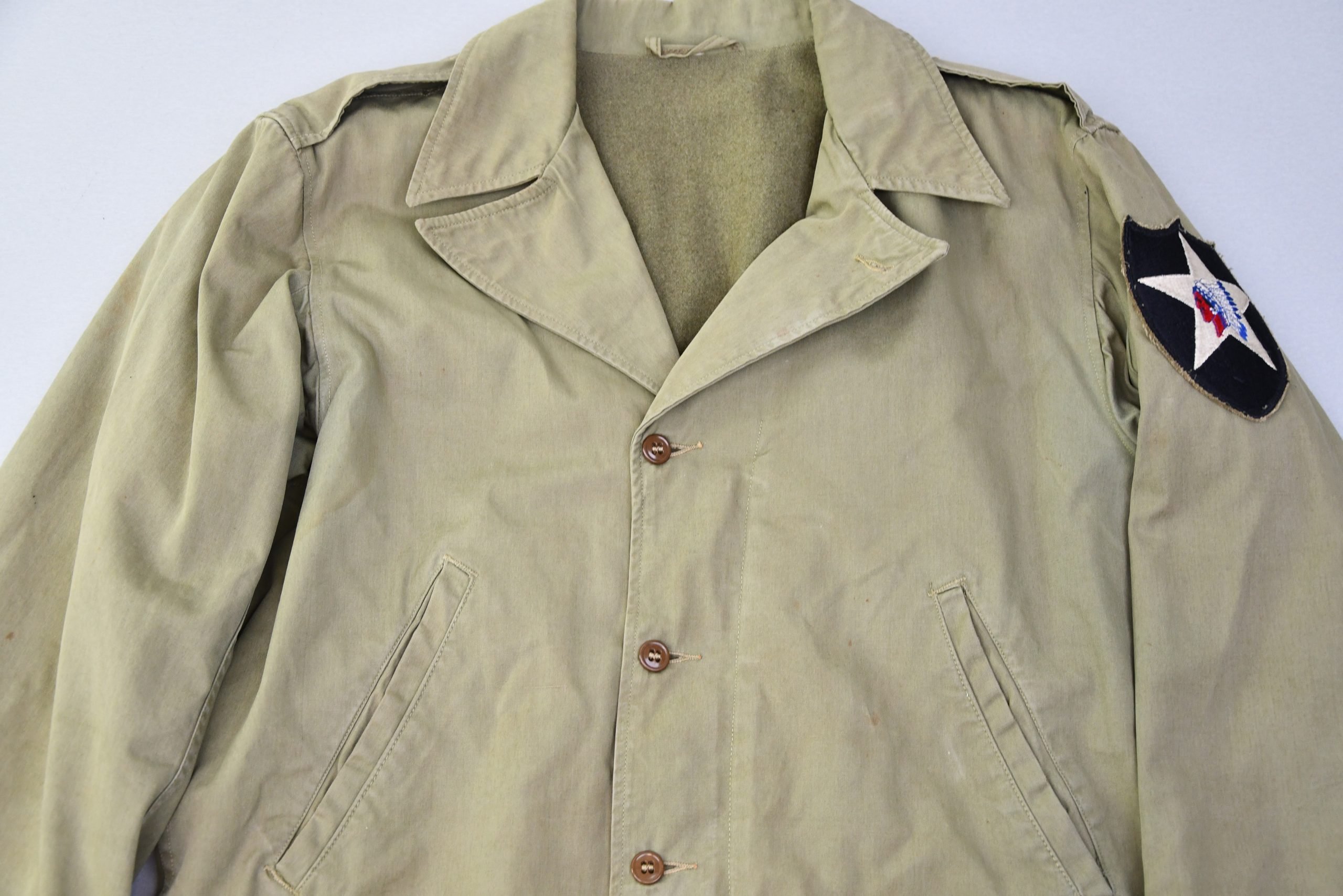 US WW2 M-1941 field jacket 2nd Infantry Div. — image 2