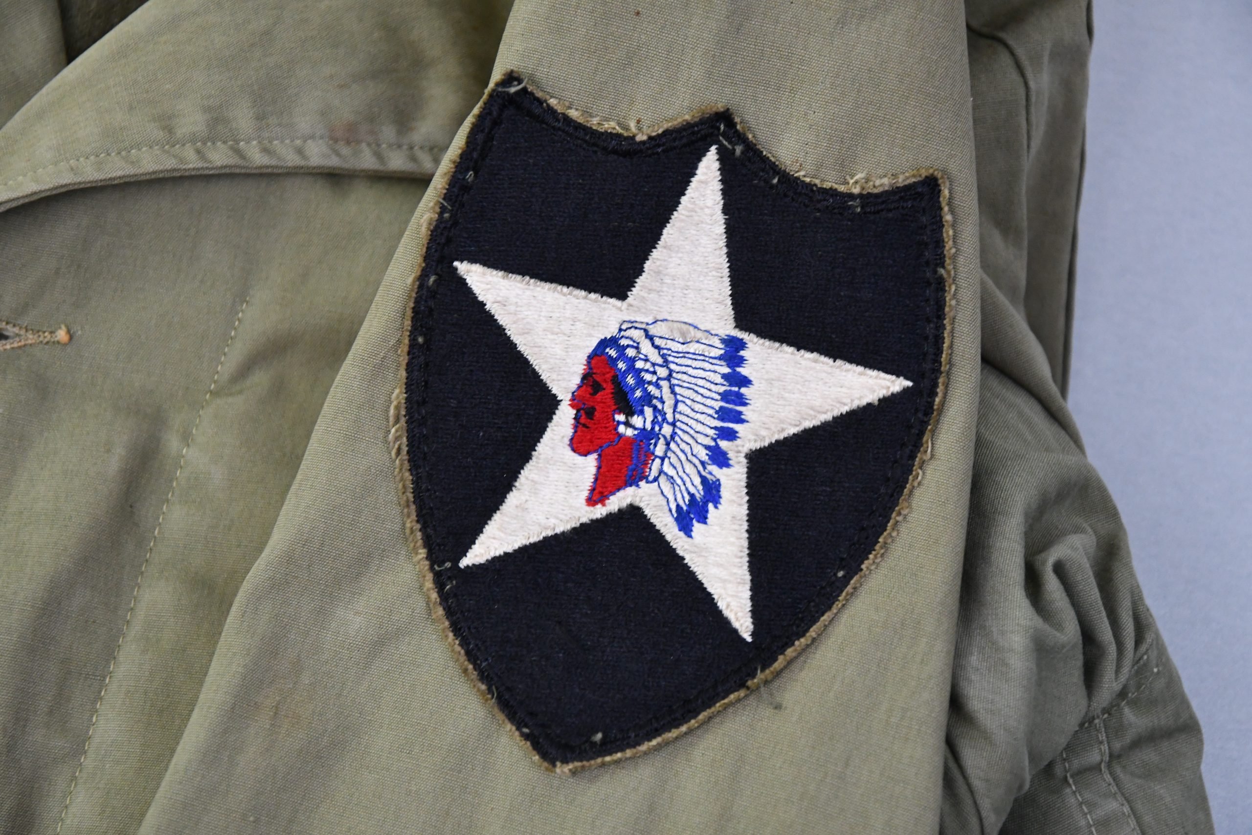 US WW2 M-1941 field jacket 2nd Infantry Div. — image 3