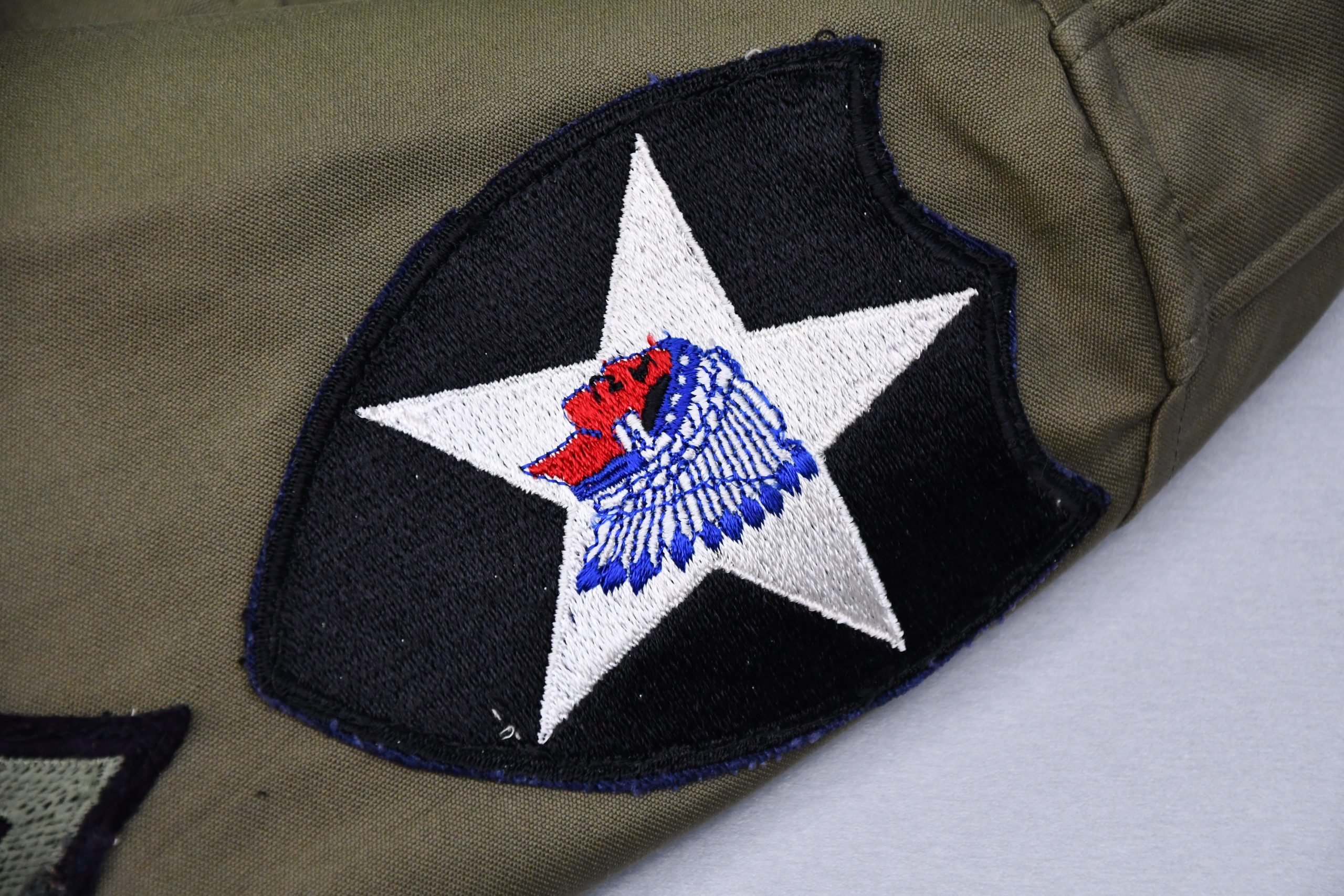 US WW2 M-1943 field jacket first sergeant 2nd Infantry Div. 1944 — image 4