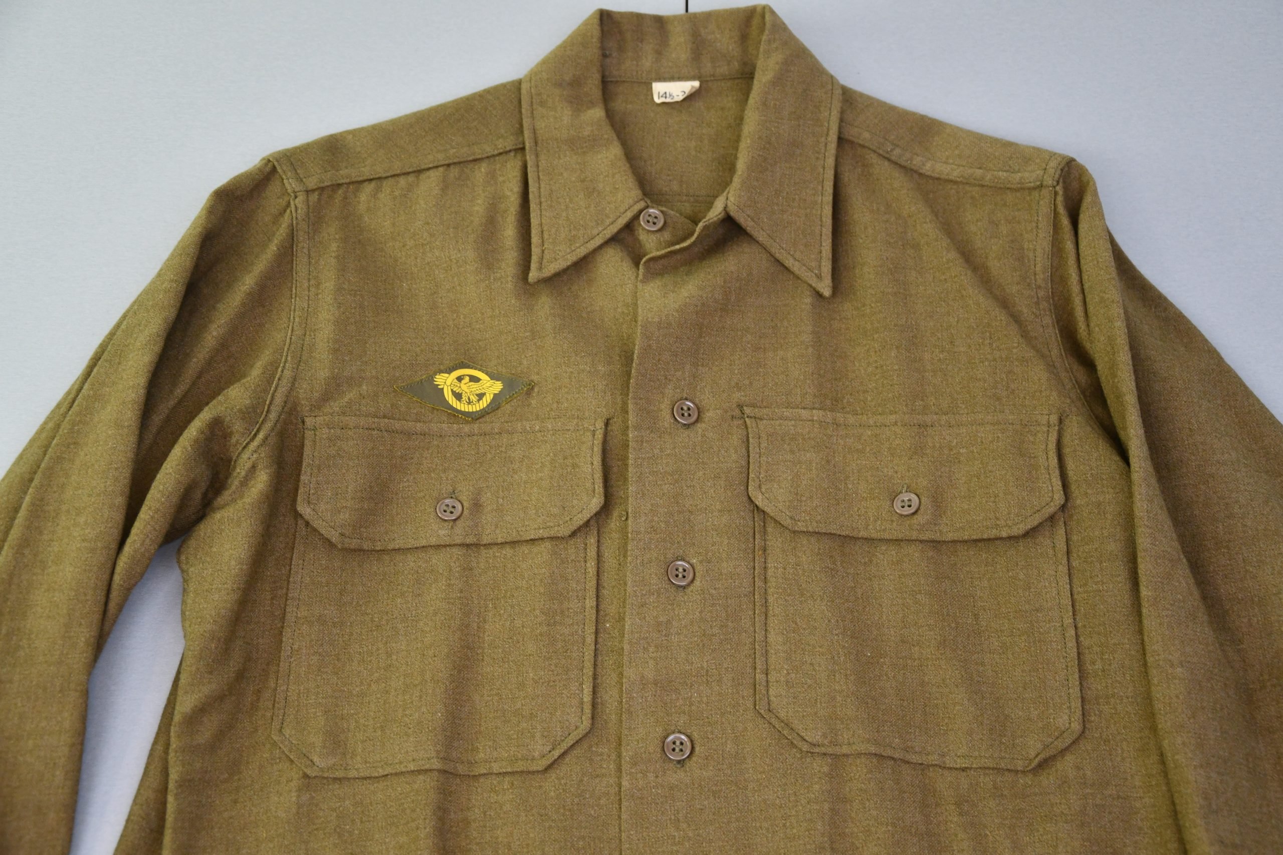 US WW2 army wool service shirt — image 2