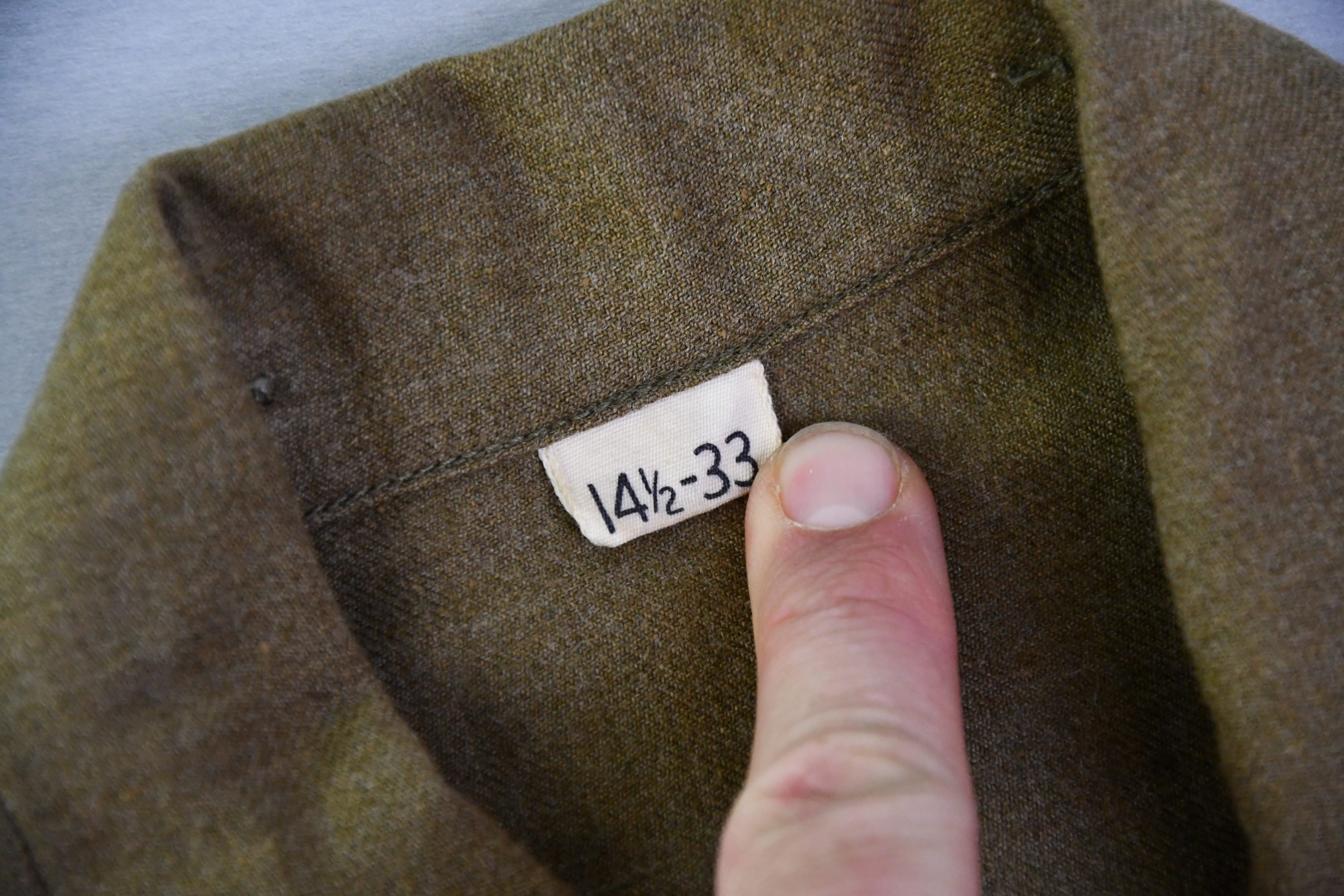US WW2 army wool service shirt — image 4