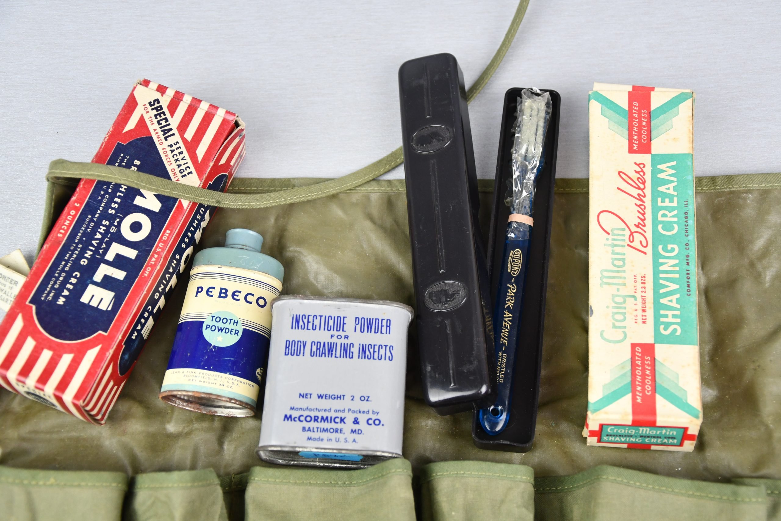 US WW2 Toiletry Roll — image 4