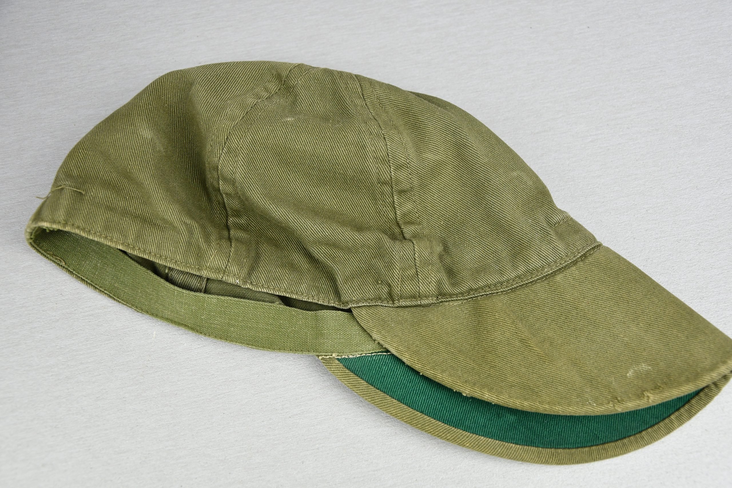 WW2 US Navy N-3 HBT Cap — image 3