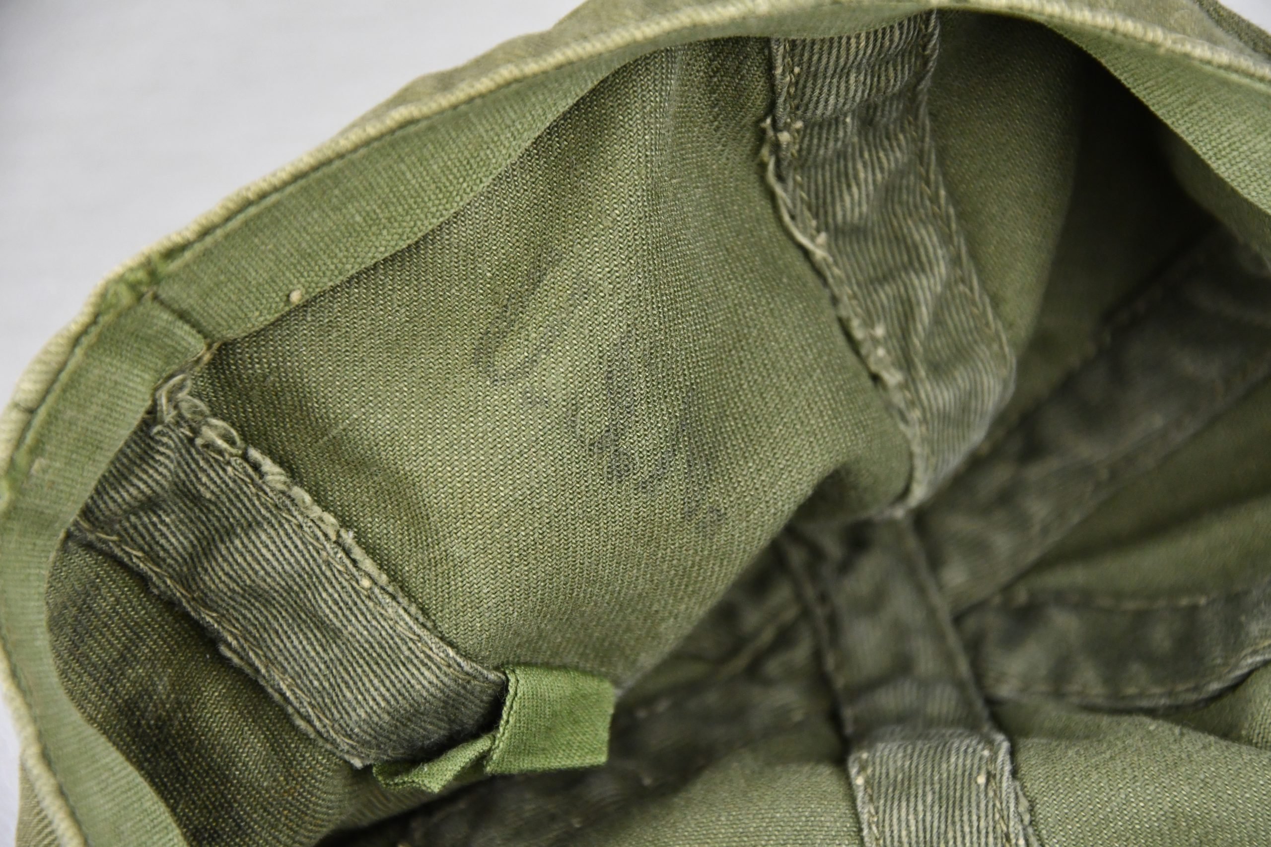 WW2 US Navy N-3 HBT Cap — image 5