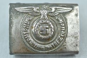 Waffen-SS steel belt buckle by Overhoff