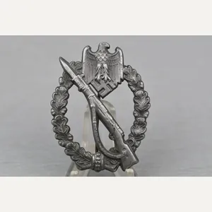 Infantry assault badge 'Infanterie-Sturmabzeichen' in silver by GWL