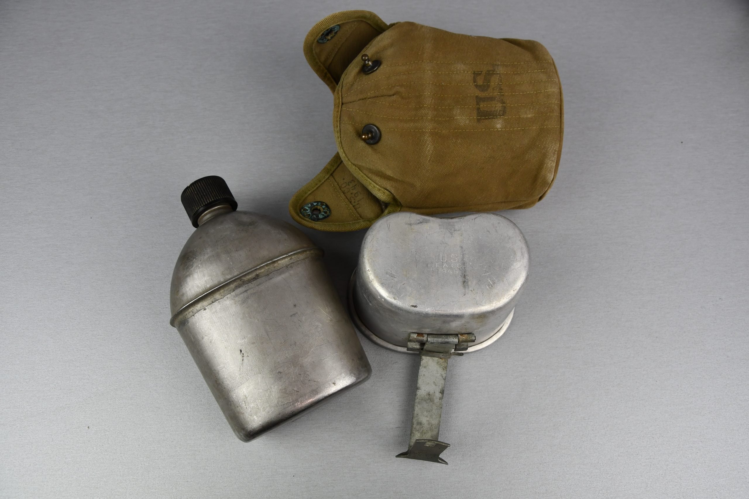 US WW2 M-1910 canteen with cover 1943 — image 5