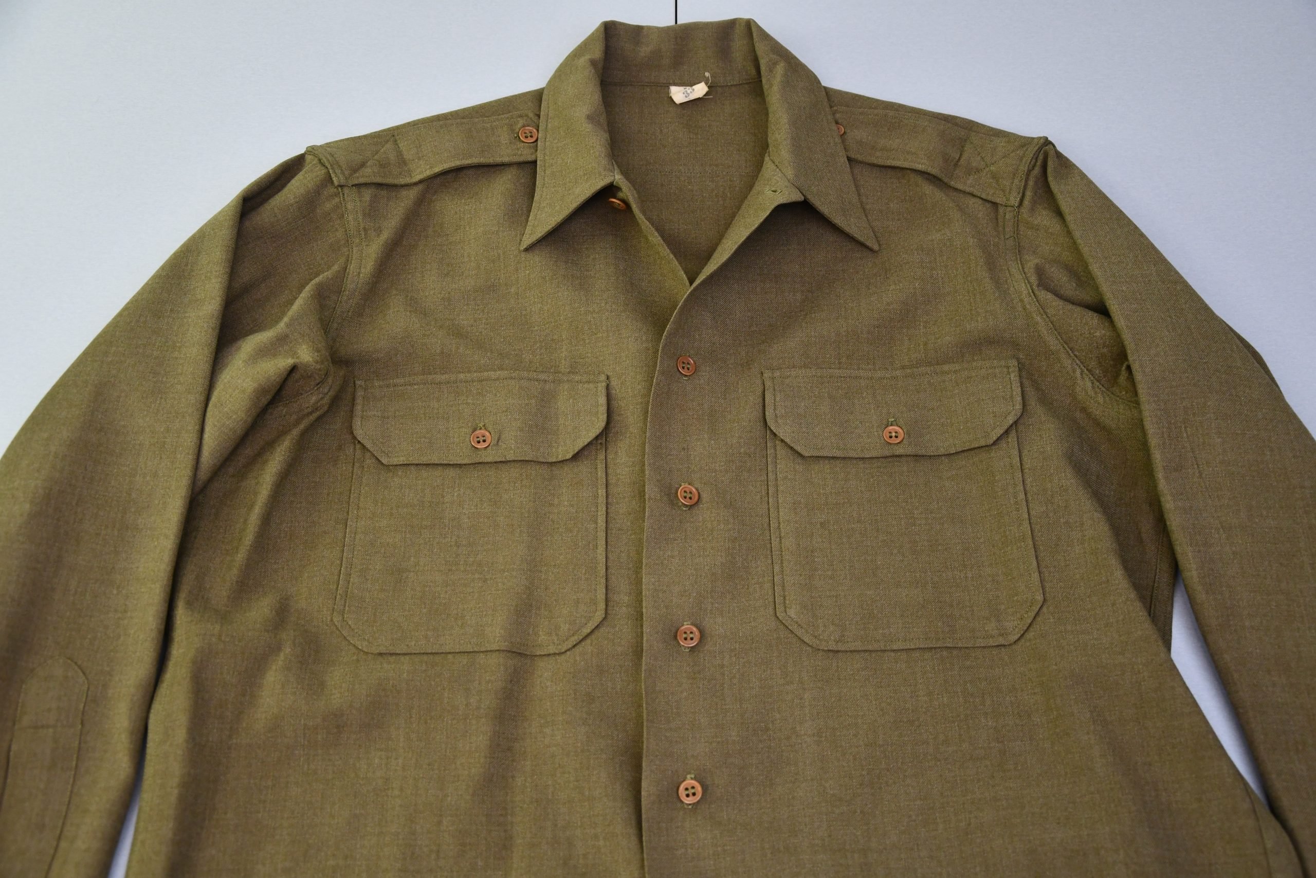 US WW2 army wool service shirt — image 2