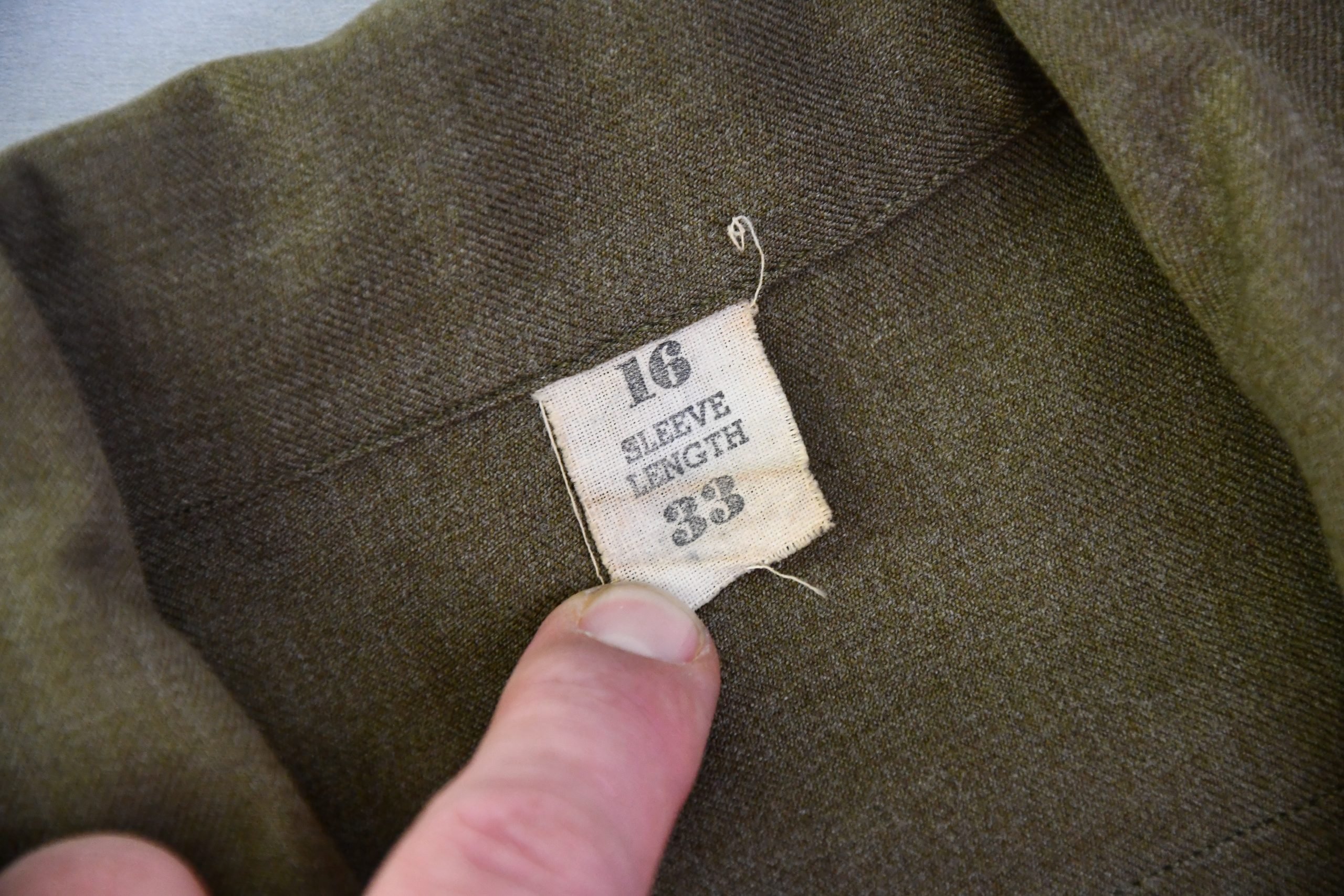 US WW2 army wool service shirt — image 3