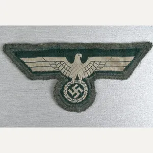 Cut off M38 army (Heer)'BeVo' breast eagle