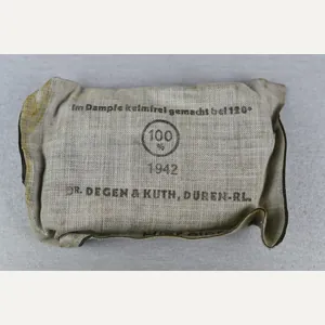 Small Wehrmacht first aid bandage by Dr. Degen & Kuth …