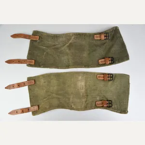 Wehrmacht / Waffen-SS 'Gamaschen' shoe gaiters with RBNr.