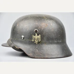 M35 Army (Heer) double decal ex-wire camouflage helmet ET64