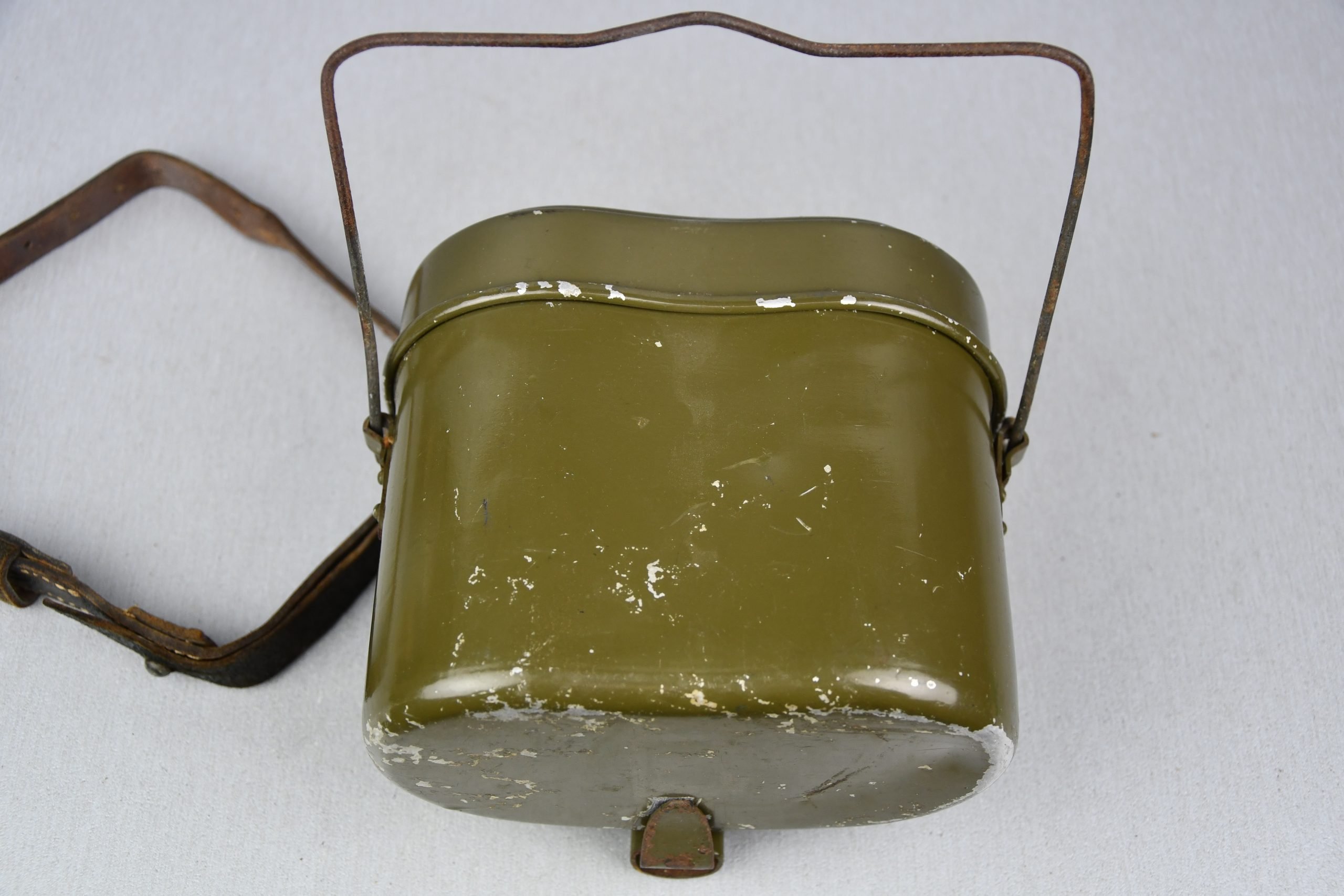 M31 Wehrmacht mess kit by MN 1944 in aluminum with strap — image 6