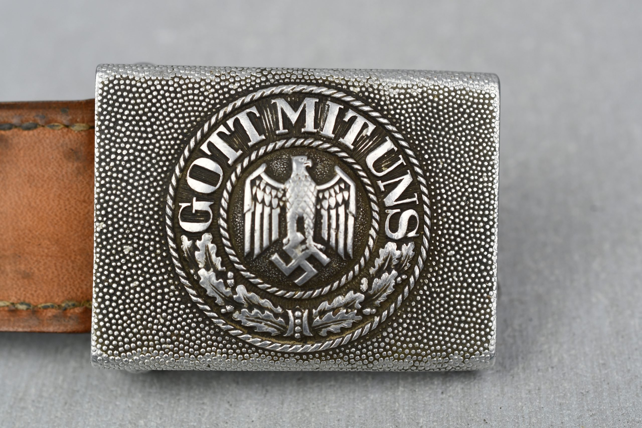 Army (Heer) aluminum belt buckle by Julius Maurer 1936 — image 2