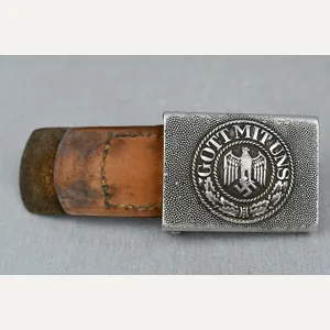 Army (Heer) aluminum belt buckle by Julius Maurer 1936