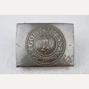 RARE Army (Heer) steel belt buckle by H. Aurich 1944 …