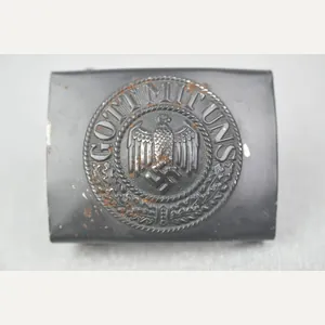 Late war steel Army/Kriegsmarine buckle by C.T.D. 1943