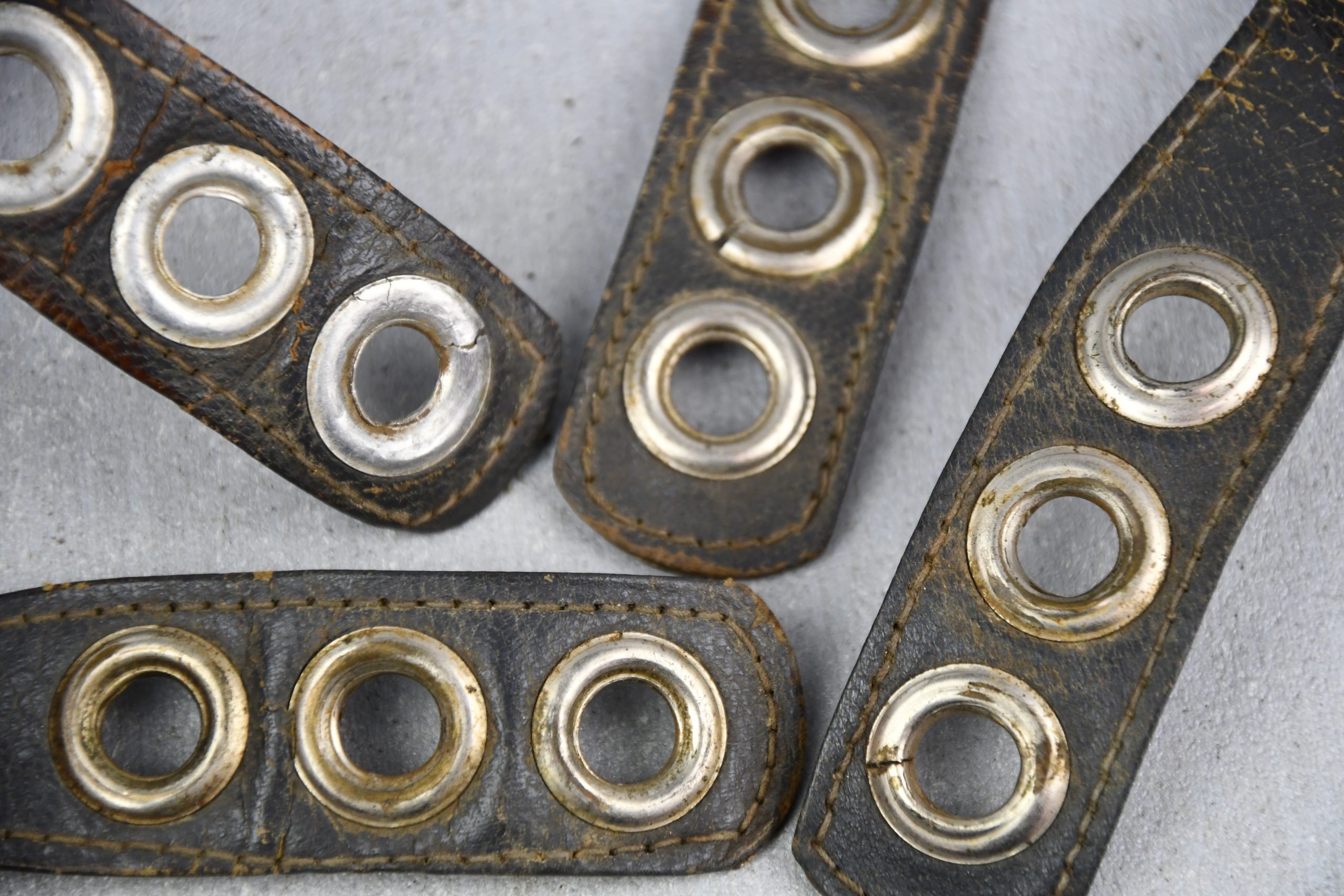 RARE M38 paratrooper 'Fallschirmjäger' helmet straps — image 3