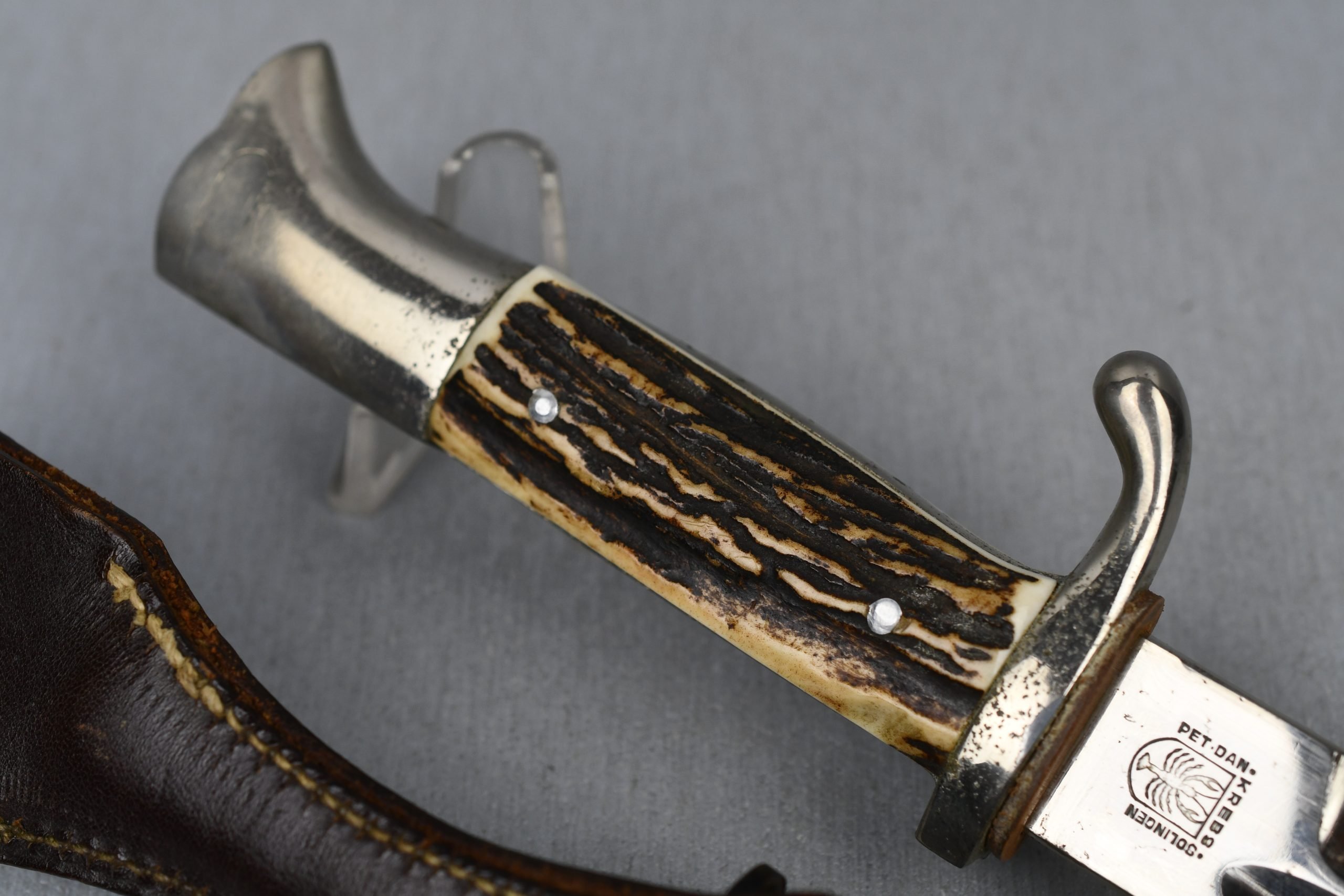 Wehrmacht K98 dress bayonet with bone grips by Krebs — image 12