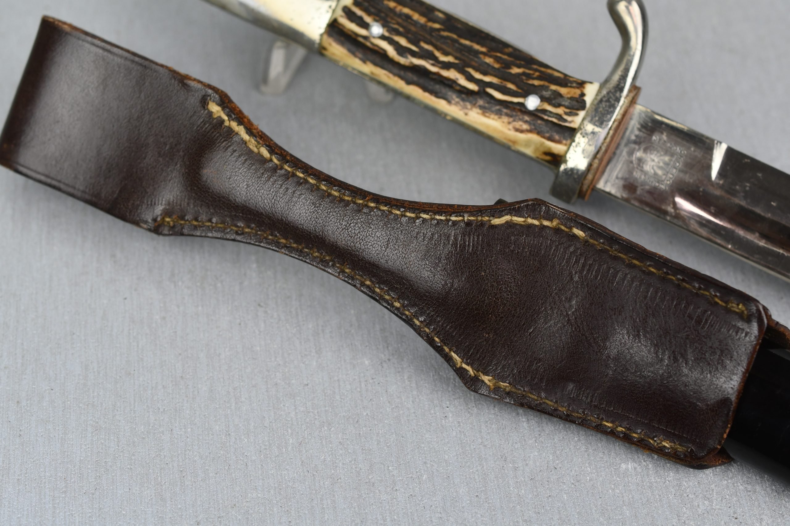 Wehrmacht K98 dress bayonet with bone grips by Krebs — image 9