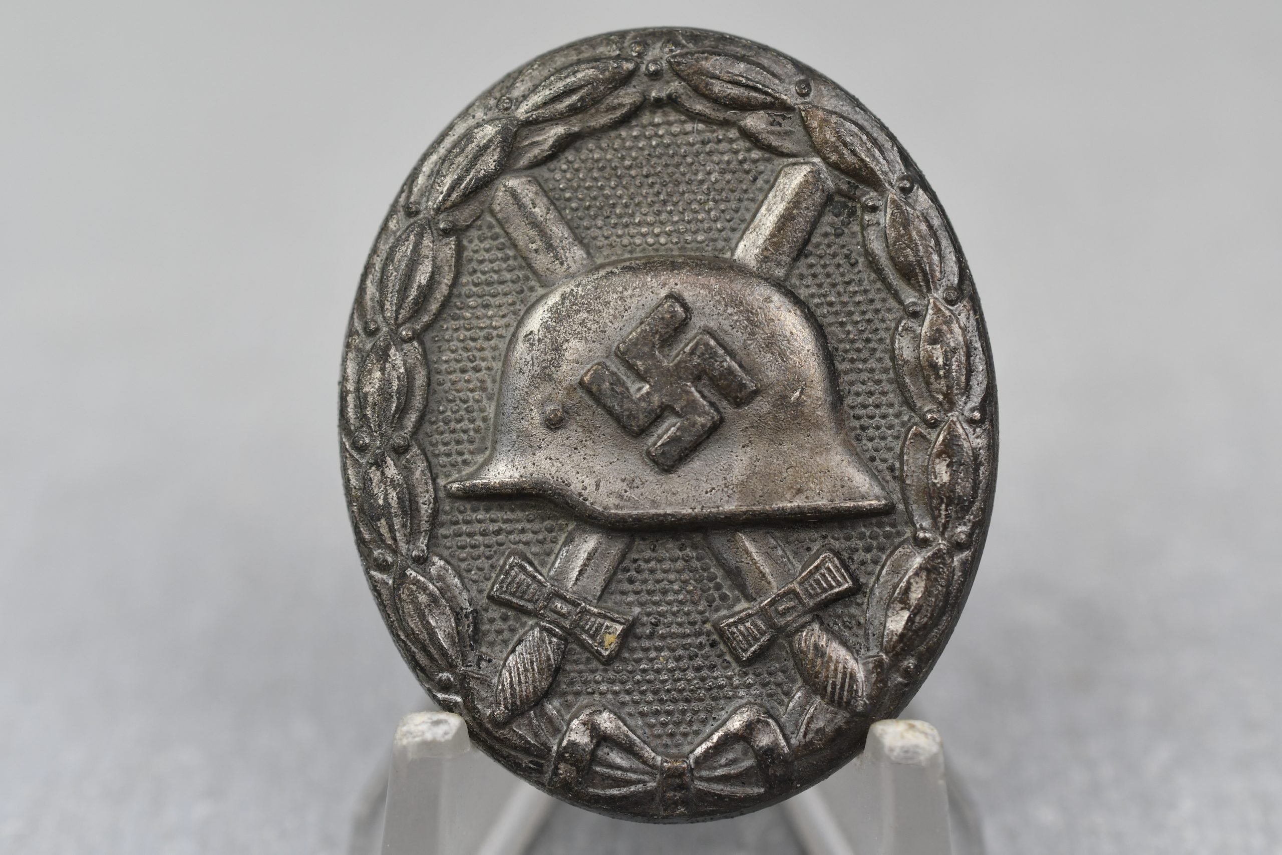 RARE German silver wound badge by Carl Poellath