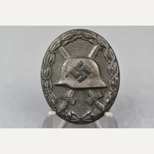 RARE German silver wound badge by Carl Poellath