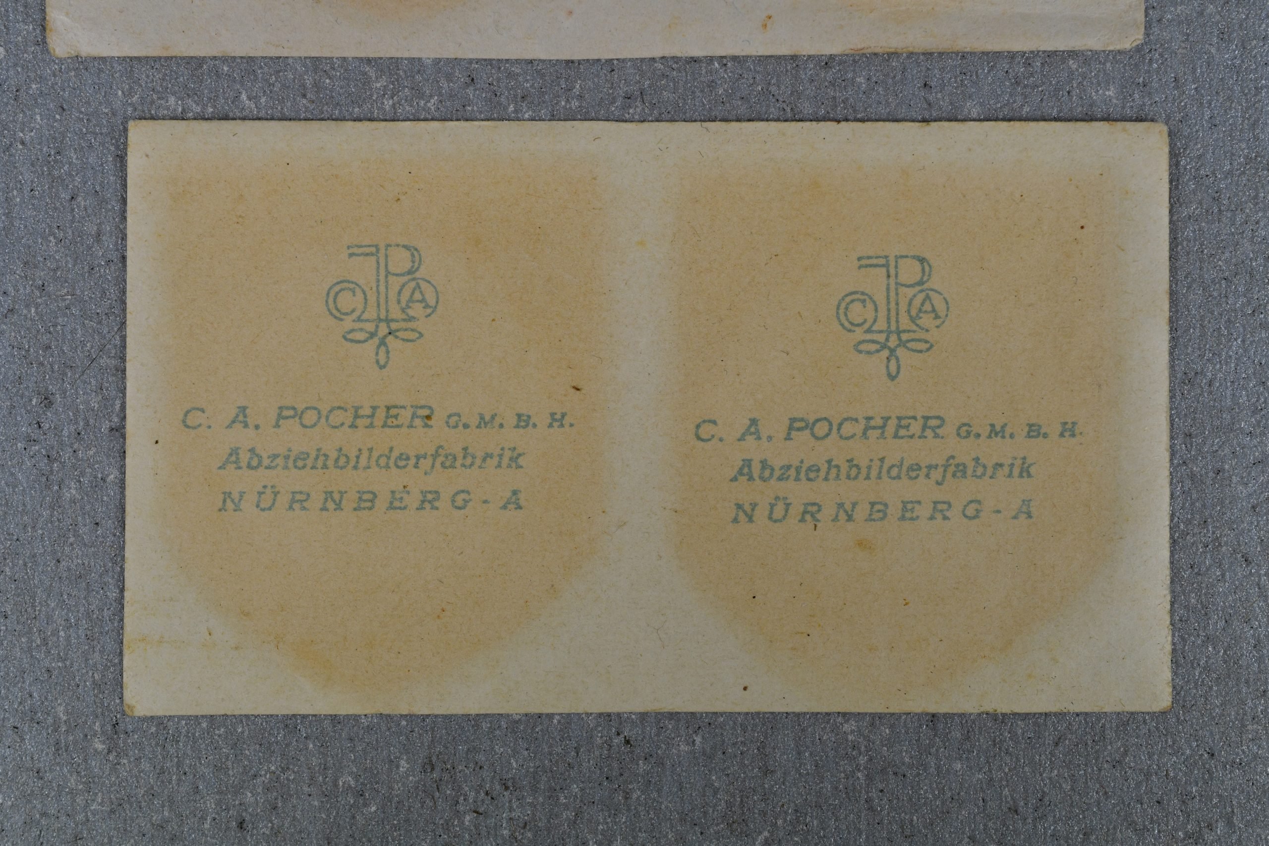 Unissued Waffen-SS helmet double decal runes by C.A. Pocher — image 6