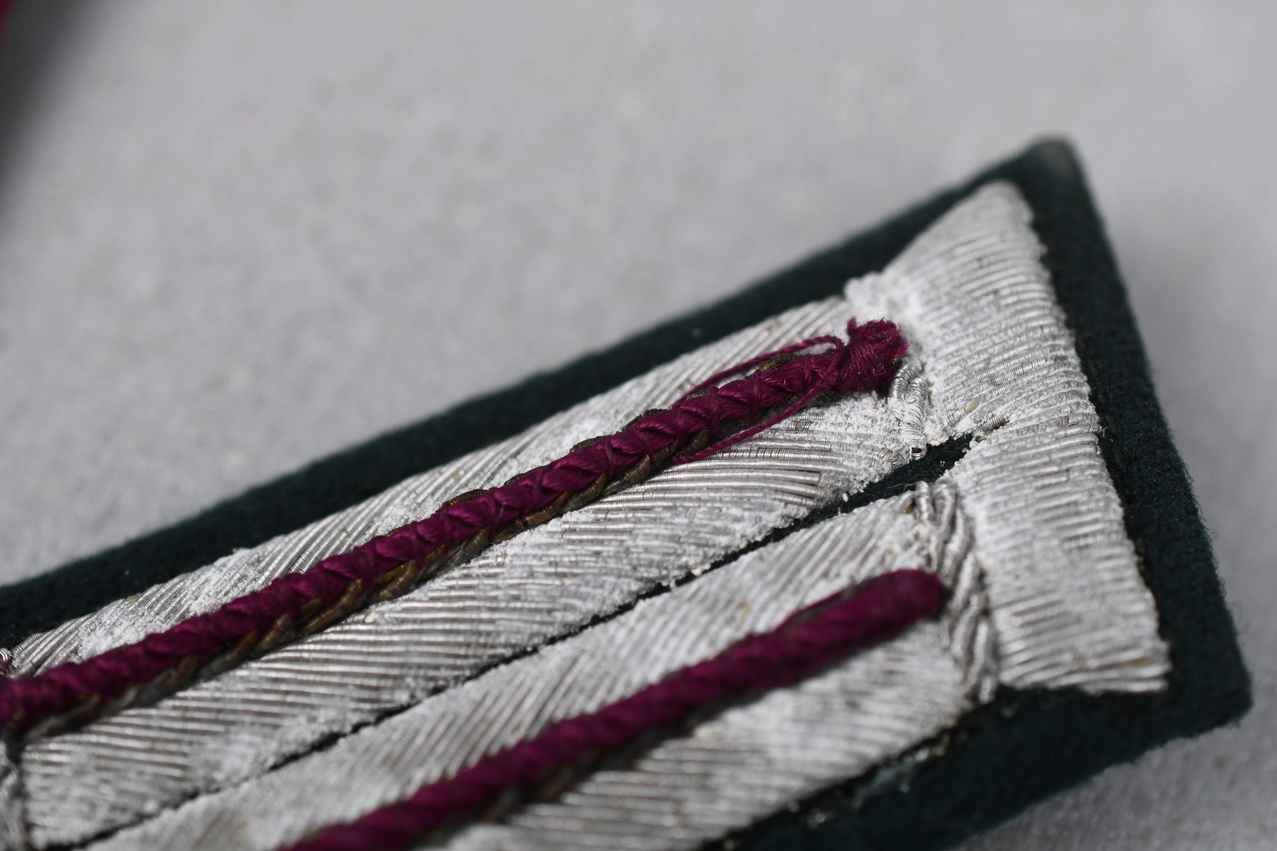 Army (Heer) smoke troops 'Nebelwerfer' insignia set of an NCO officer candidate — image 3