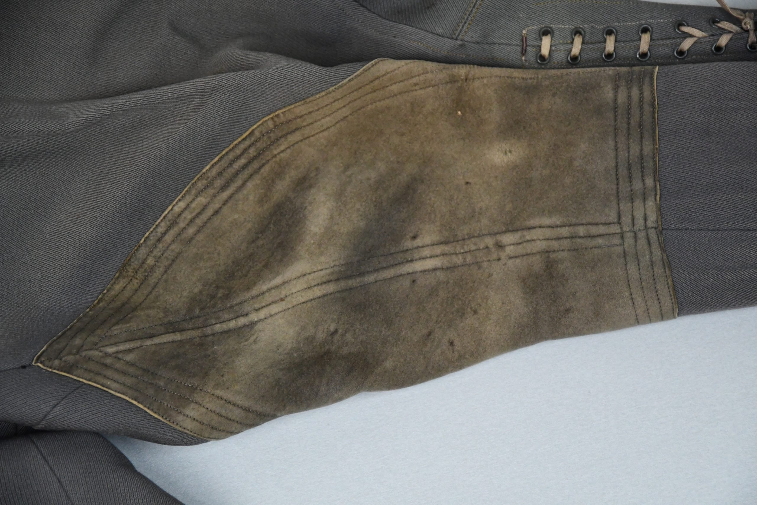 M36 Army/Waffen-SS stone grey officer breeches — image 3