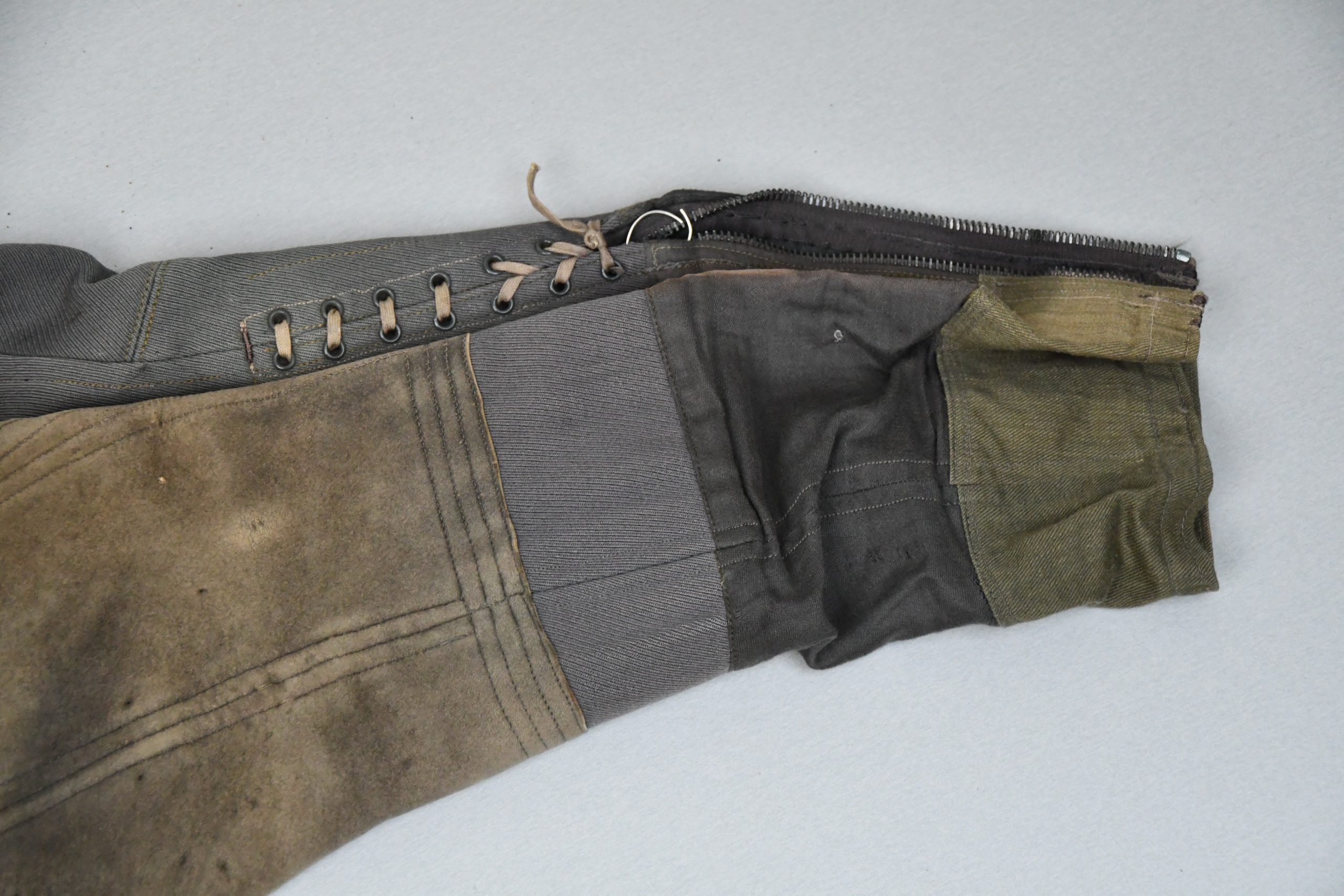 M36 Army/Waffen-SS stone grey officer breeches — image 5
