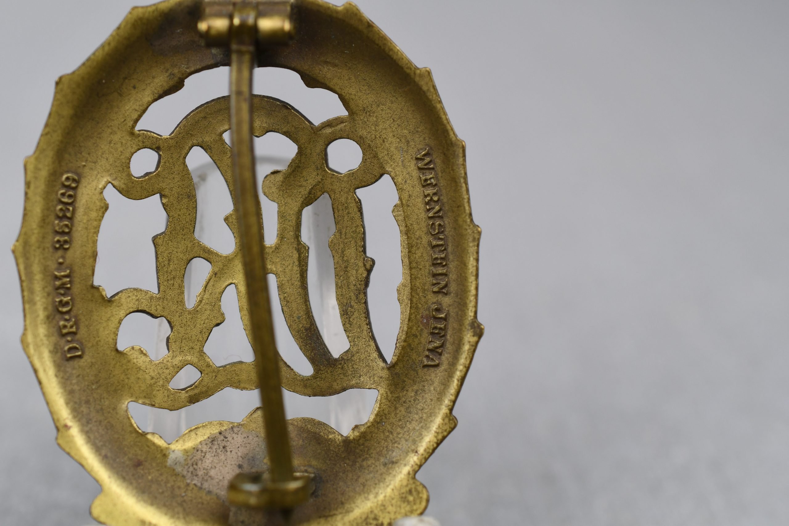 Bronze DRL sport badge by Wernstein Jena — image 3
