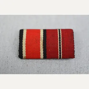 Two piece ribbon bar Iron Cross second class and Eastern …