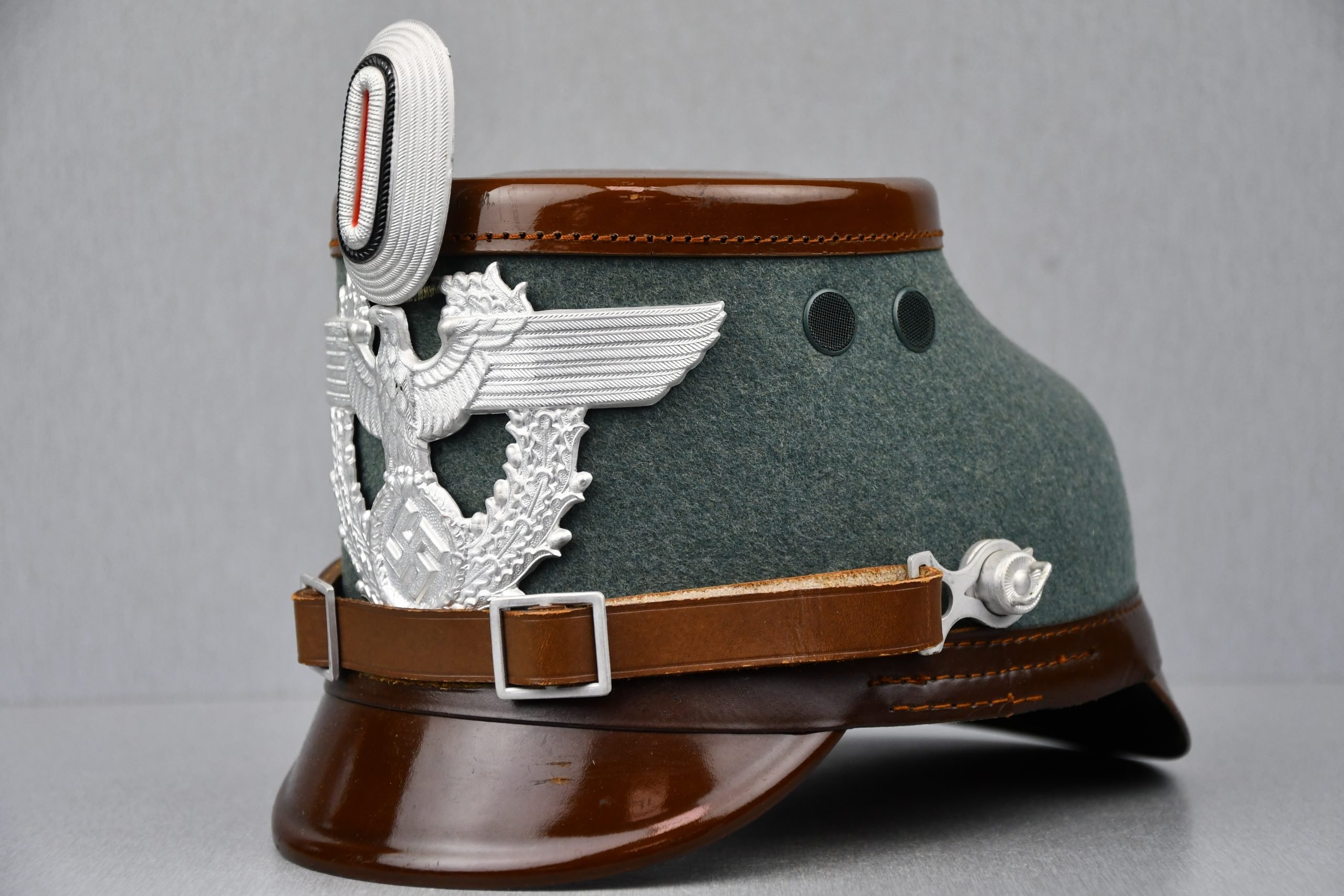 Polizei 'Gendarmerie' Shako (Tschako) by Erel 1939