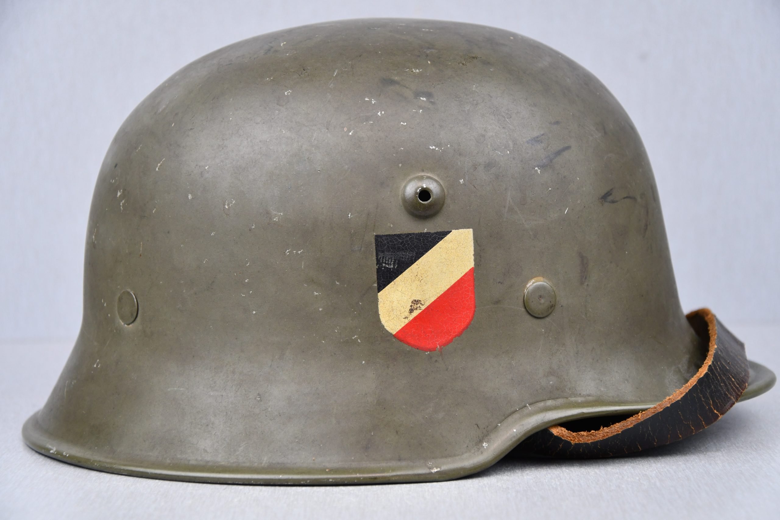 RARE army (Heer) double decal aluminum parade helmet — image 4